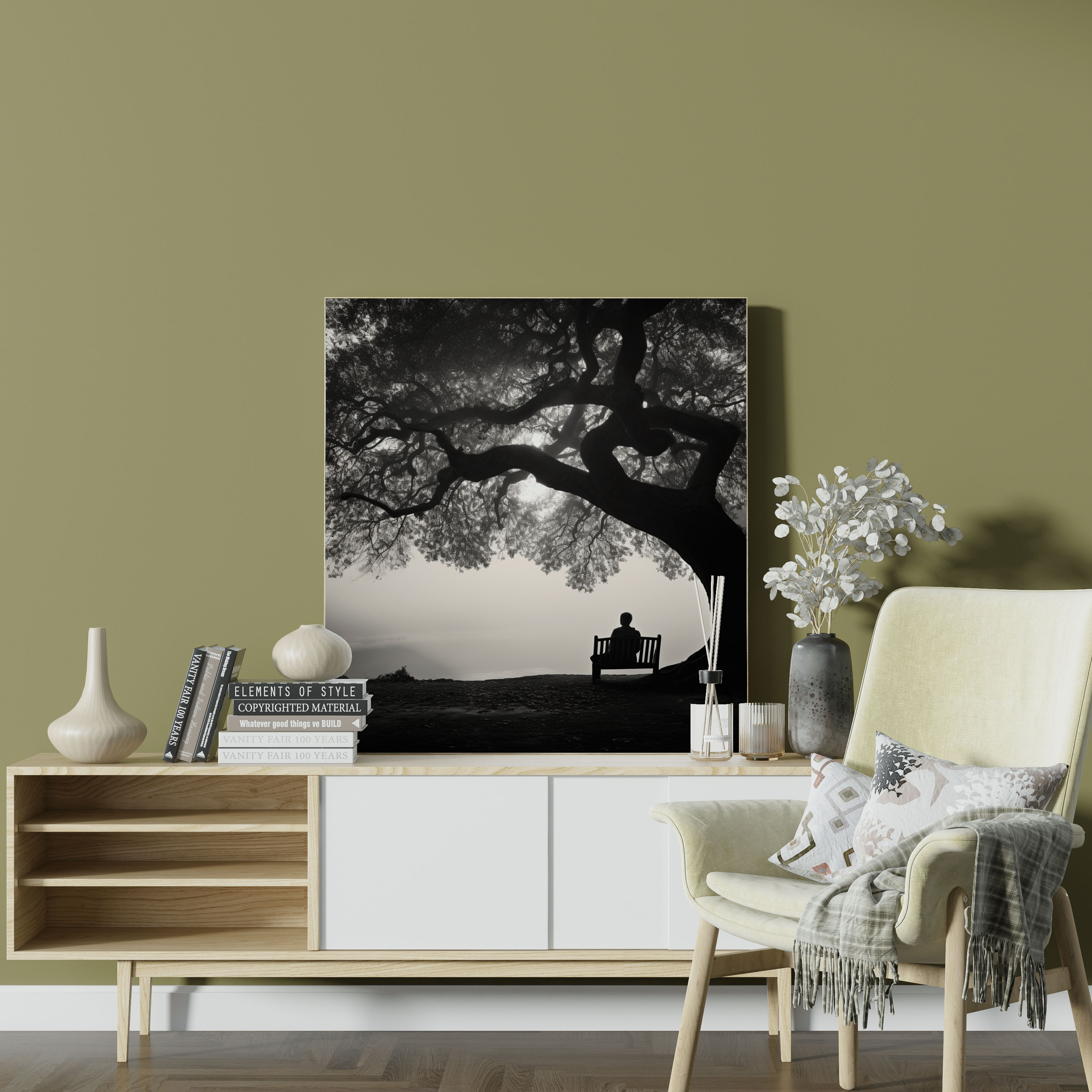 Contemplative Spirit Wall Art - Spiritual, Deep Contemplation, Canvas, Nature And Spirituality