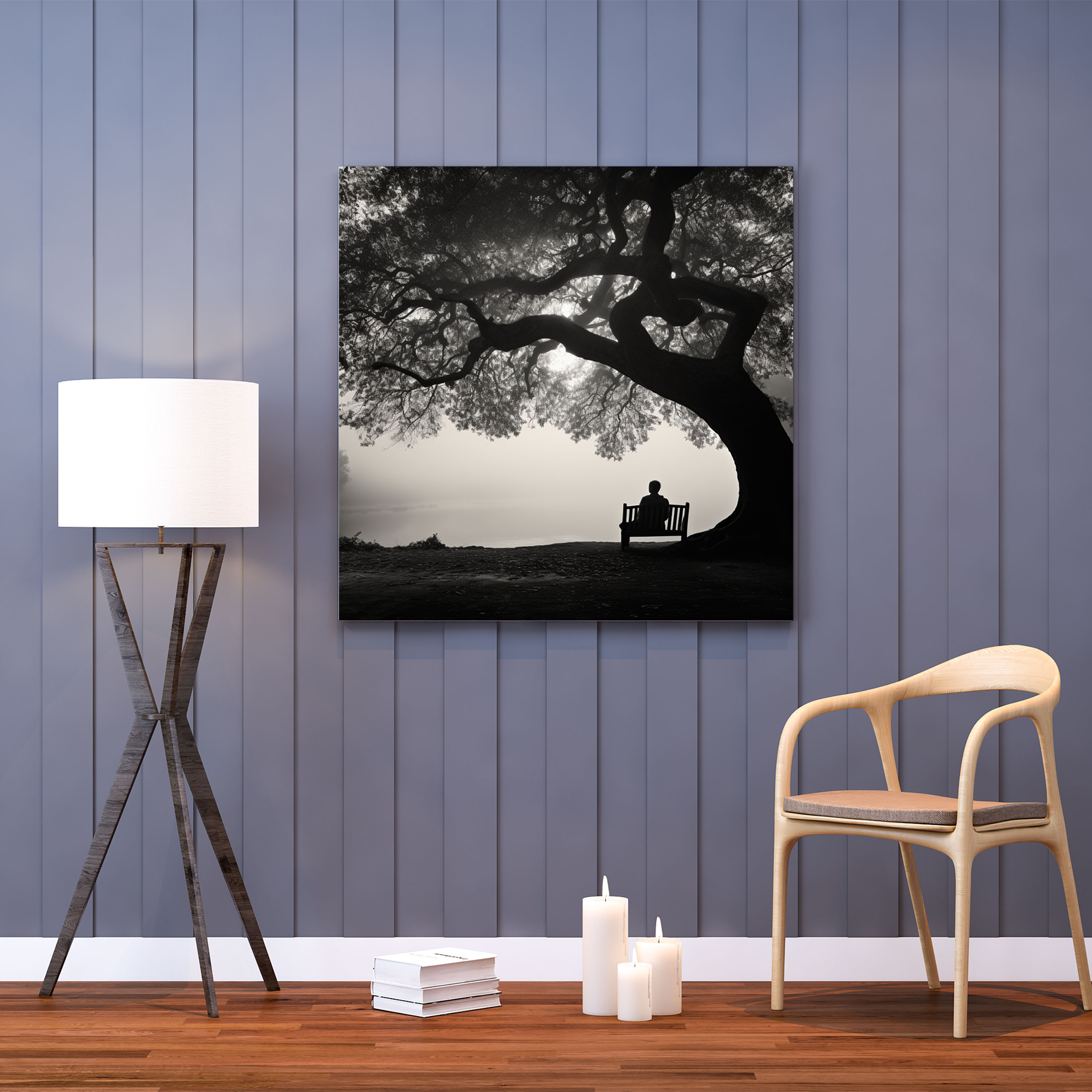 Contemplative Spirit Wall Art - Spiritual, Deep Contemplation, Canvas, Nature And Spirituality