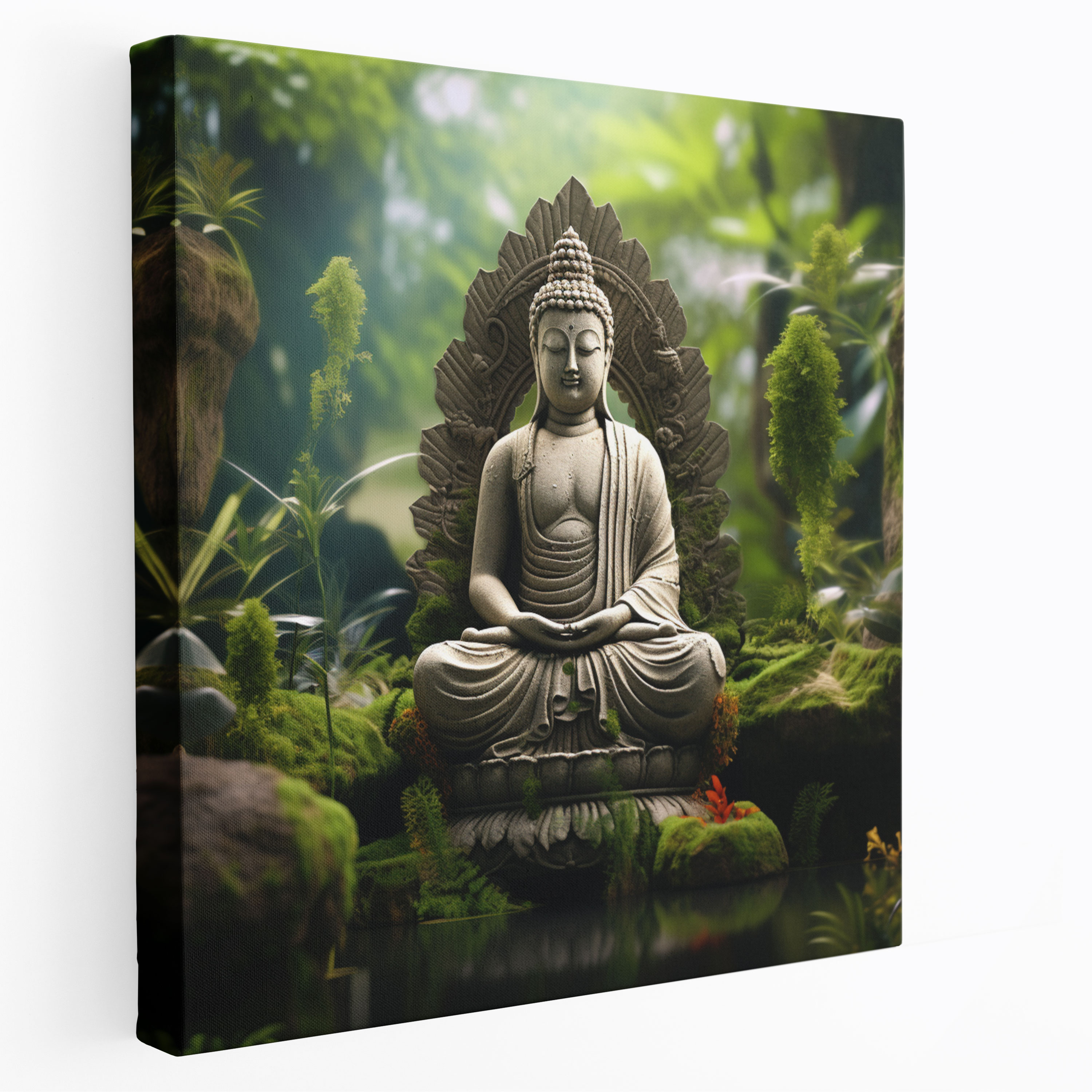 Spiritual Buddha Wall Art - Spiritual, Canvas Print, Serene Buddha, Wall Decoration