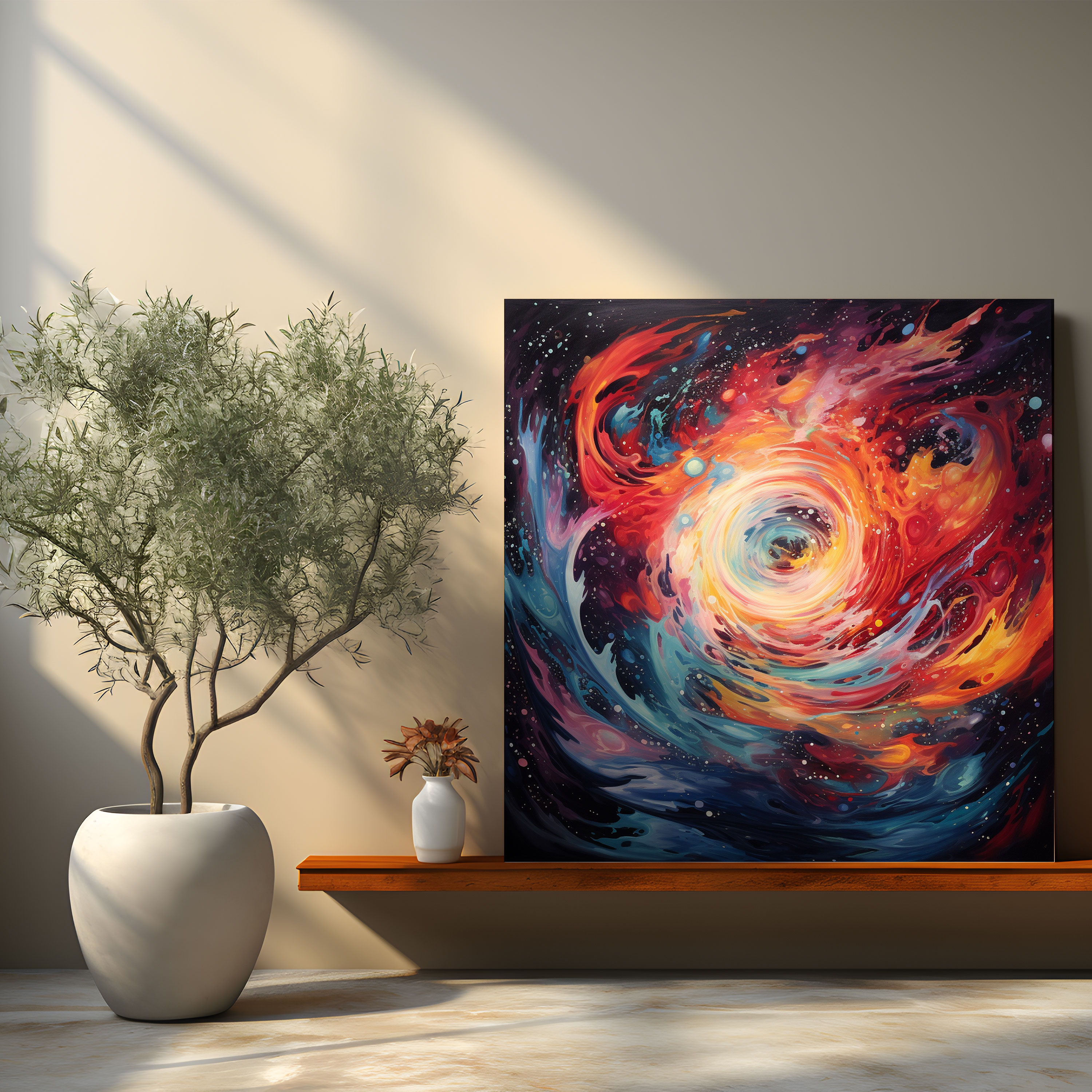 Spiritual Abstract Canvas Print - Spiritual, Abstract Expressionist Painting, Spiritual, Wall Decoration