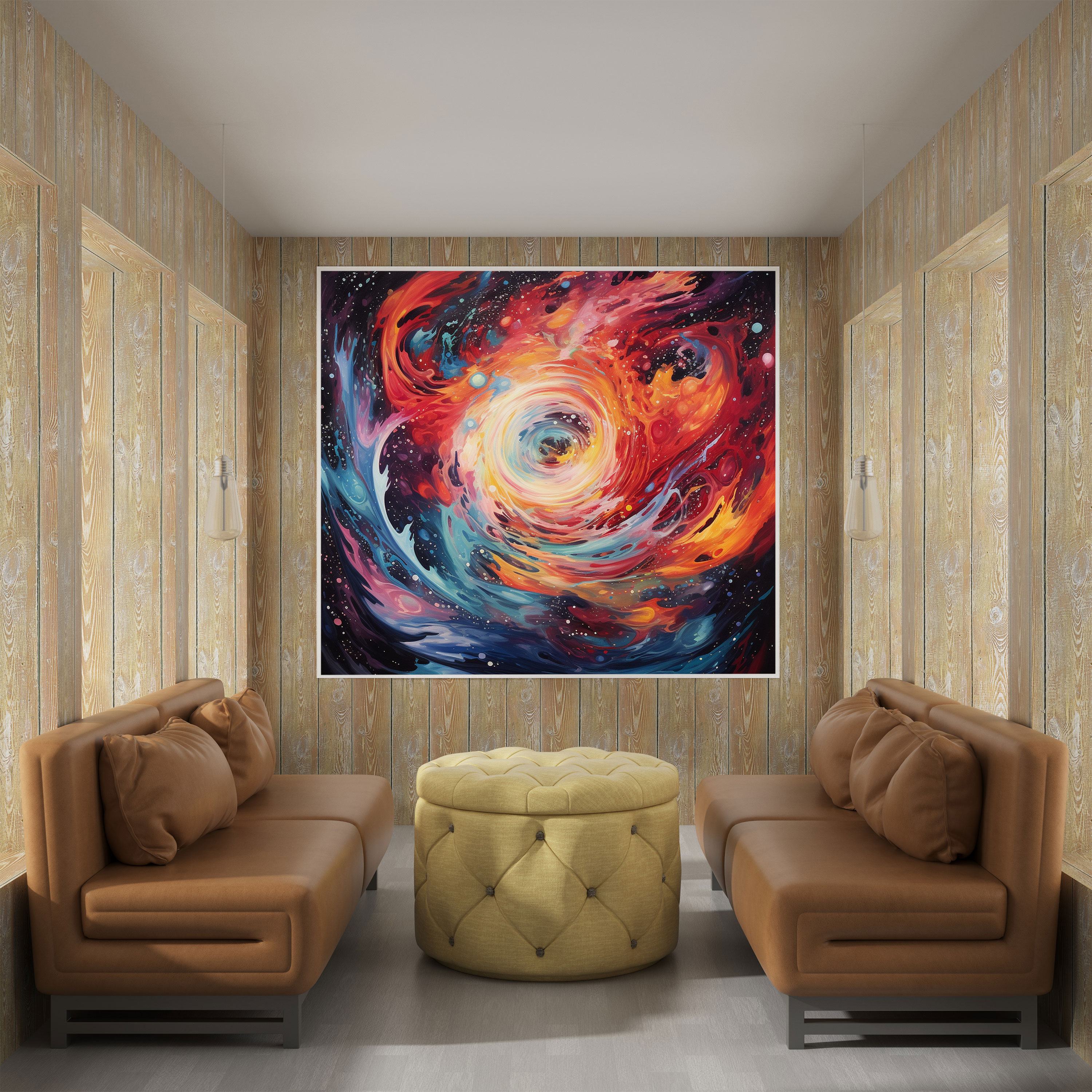 Spiritual Abstract Canvas Print - Spiritual, Abstract Expressionist Painting, Spiritual, Wall Decoration