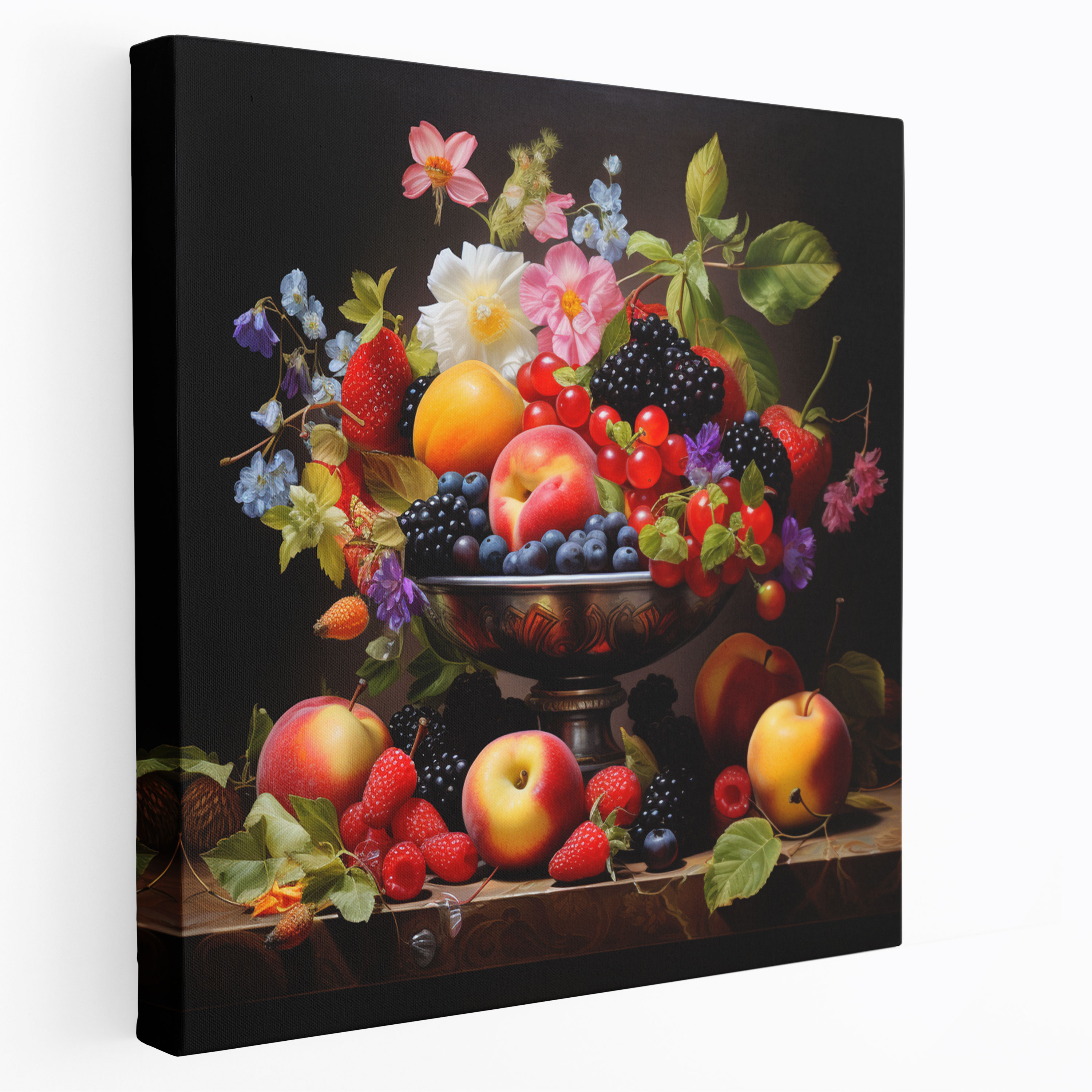 Still Life Canvas Print - Bowl Of Fruit - Still Life, Canvas Print, Wall Decoration, Fruit