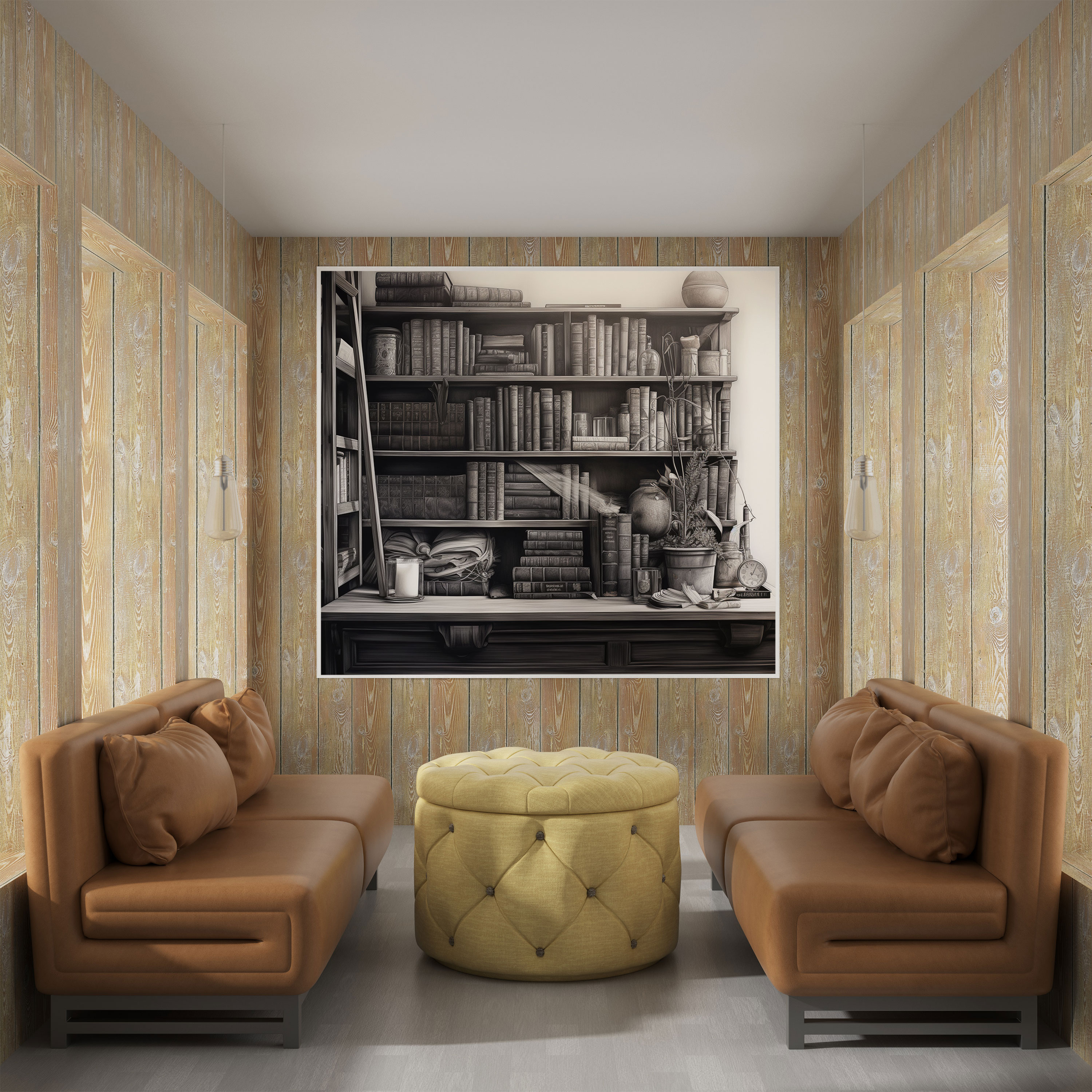 Still Life Canvas Print - Charcoal Book Collection - Still Life, Canvas Wall Art, Wall Art, Charcoal Drawing