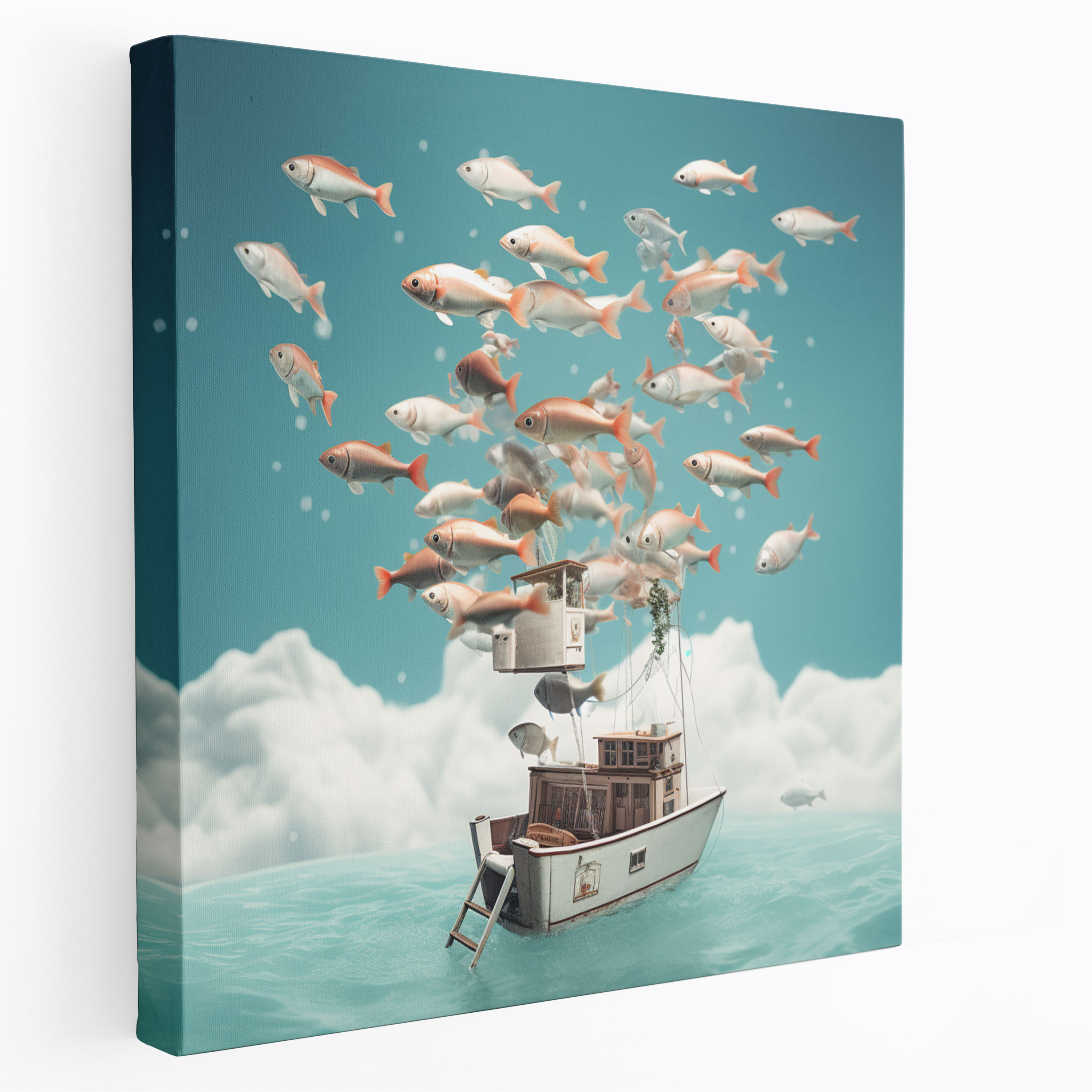 Still Life Canvas Print - Surreal Floating Objects - Still Life, Canvas Print, Still Life, Home Decoration
