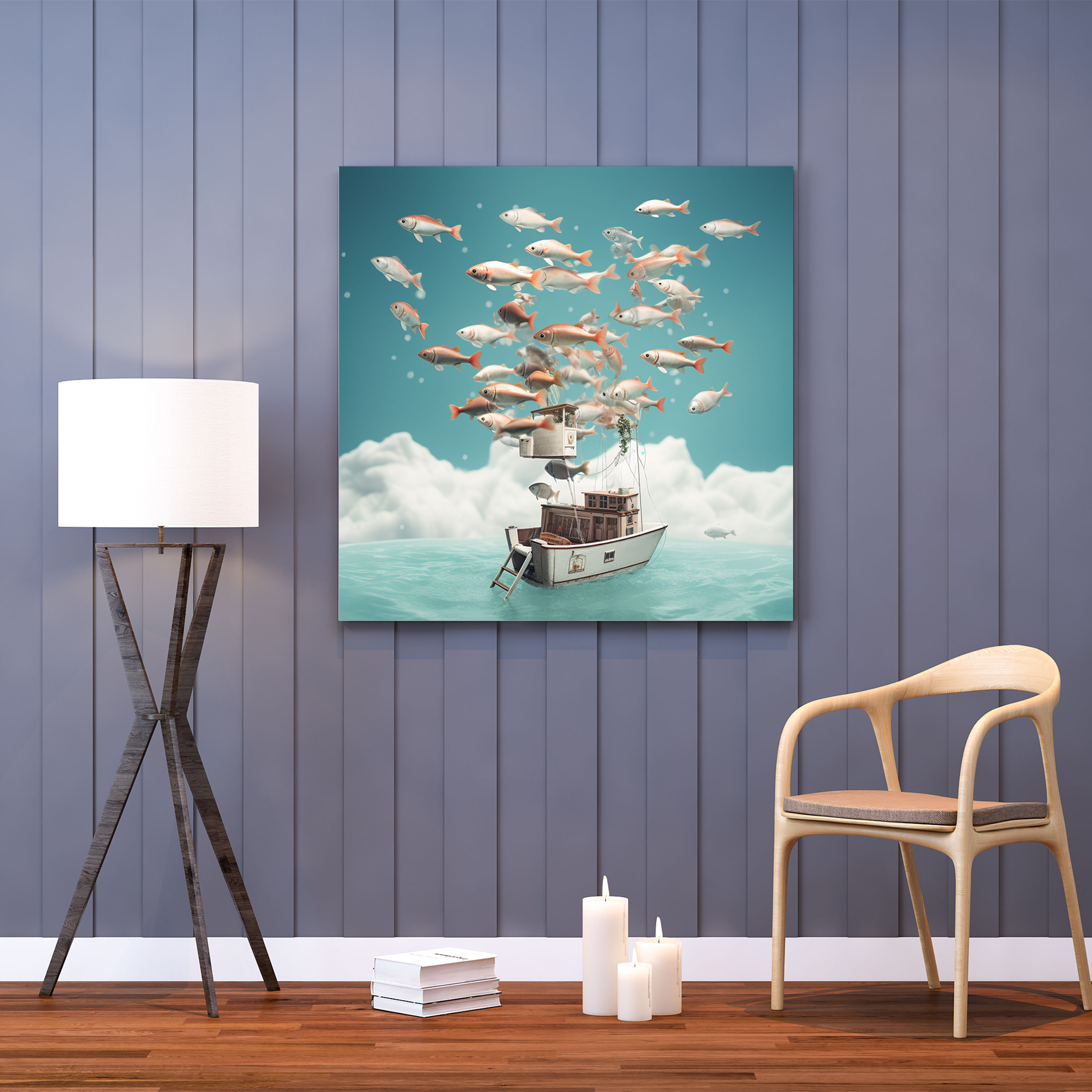 Still Life Canvas Print - Surreal Floating Objects - Still Life, Canvas Print, Still Life, Home Decoration