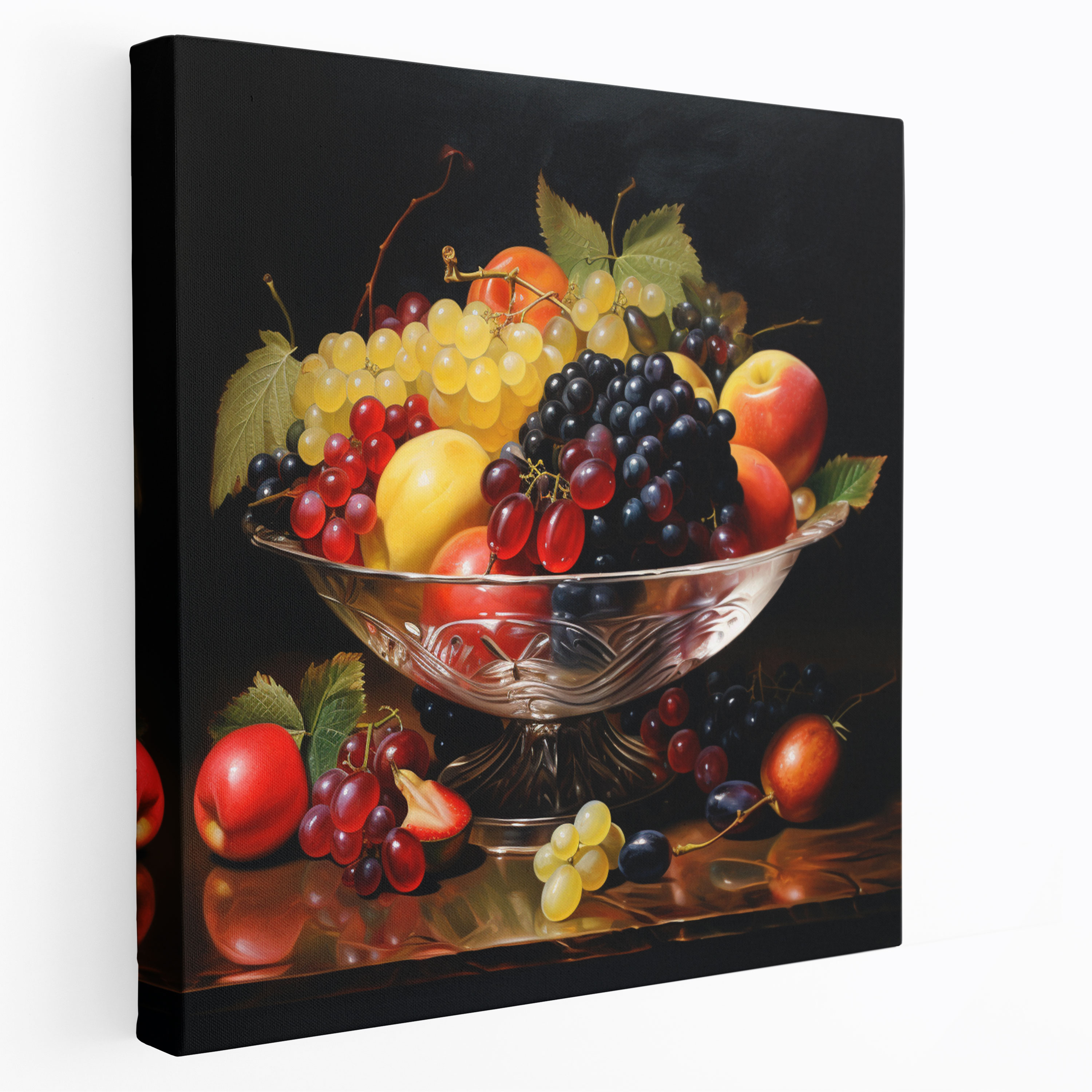 Still Life Canvas Print - Classic Fruit Bowl - Still Life, Wall Decoration, Canvas Wall Art, Canvas