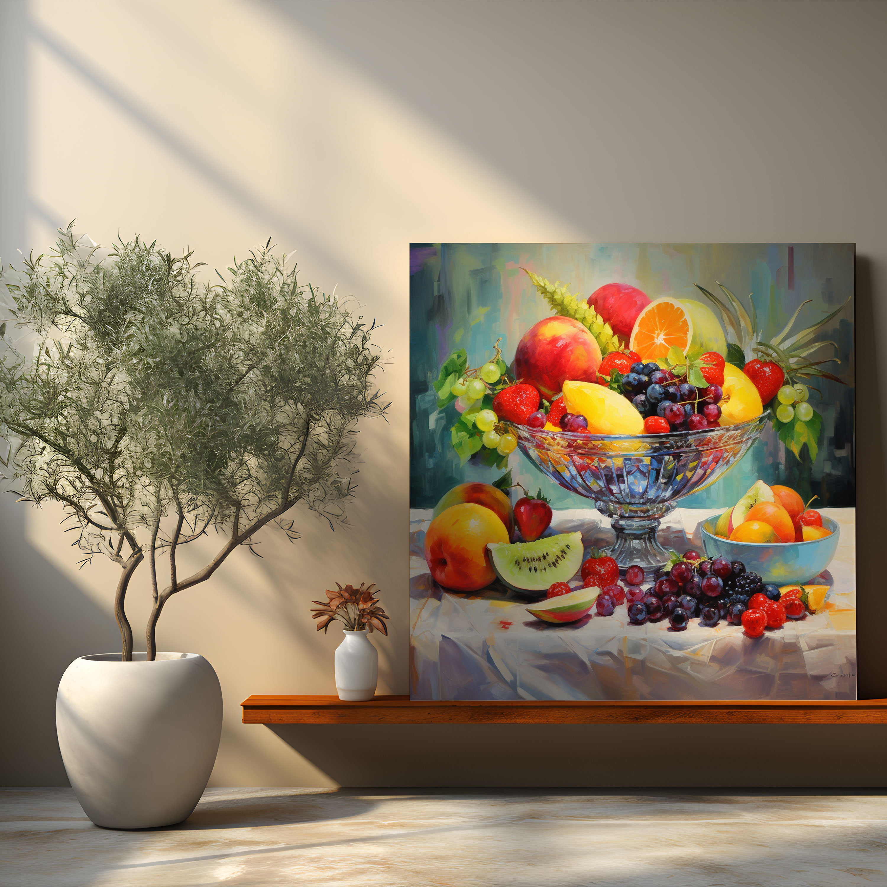 Still Life Canvas Print - Fruit Bowl - Still Life, Canvas Print, Wall Decoration, Fruit Bowl