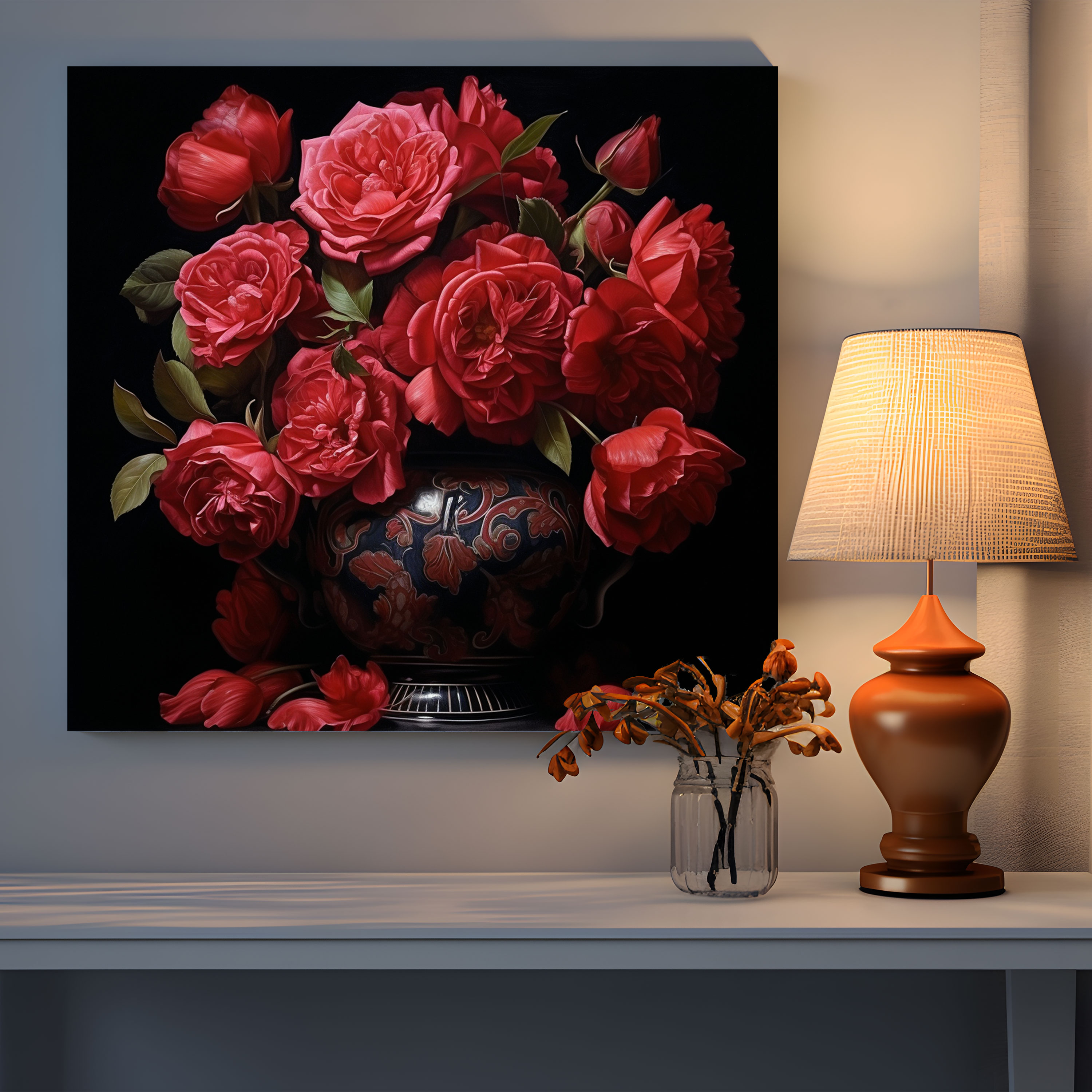 Still Life Wall Art - Red Roses - Still Life, Red Roses, Home Decoration, Wall Art