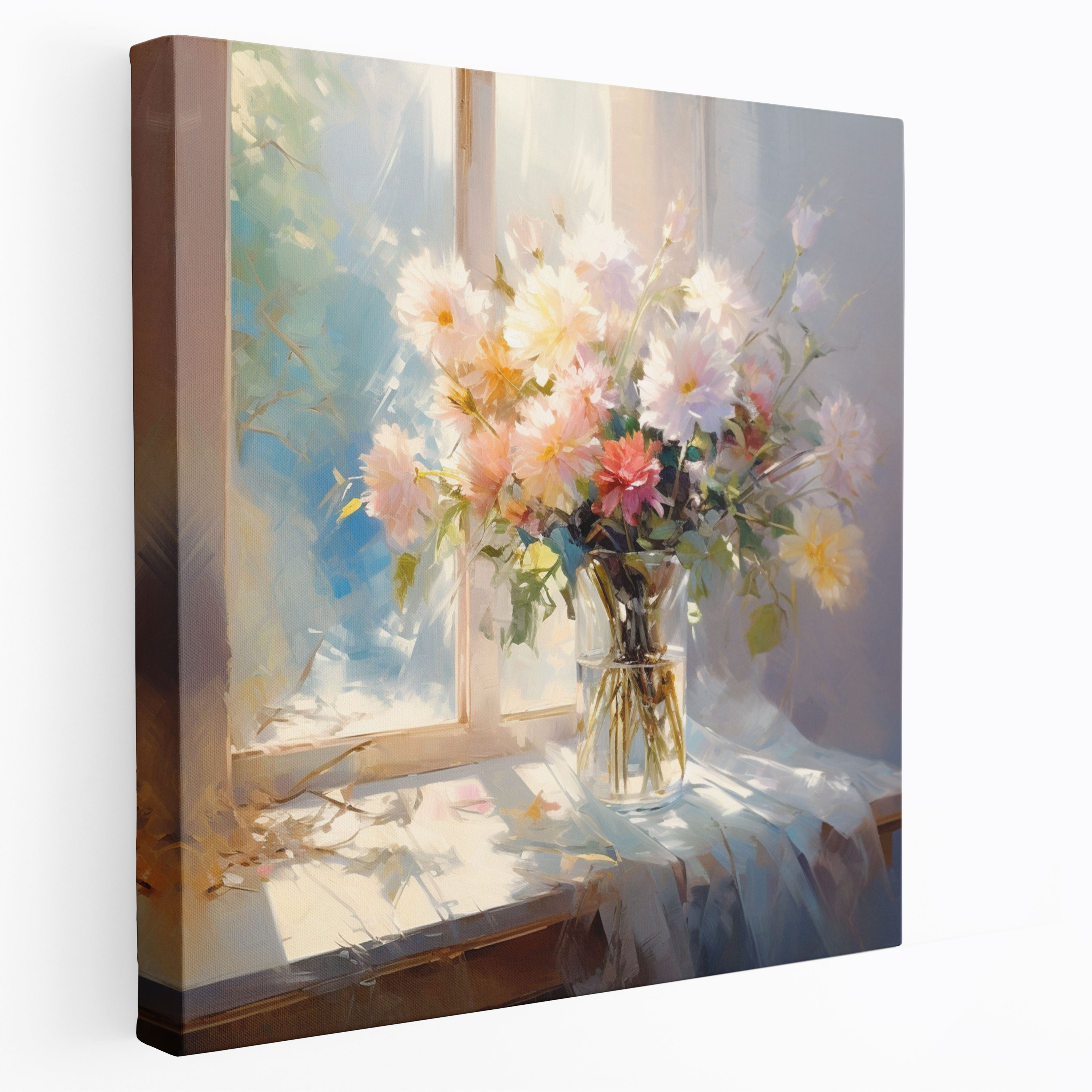 Still Life Canvas Print - Impressionist Painting Style - Wall Art - Still Life, Canvas Wall Art, Home Decoration, Wall Art