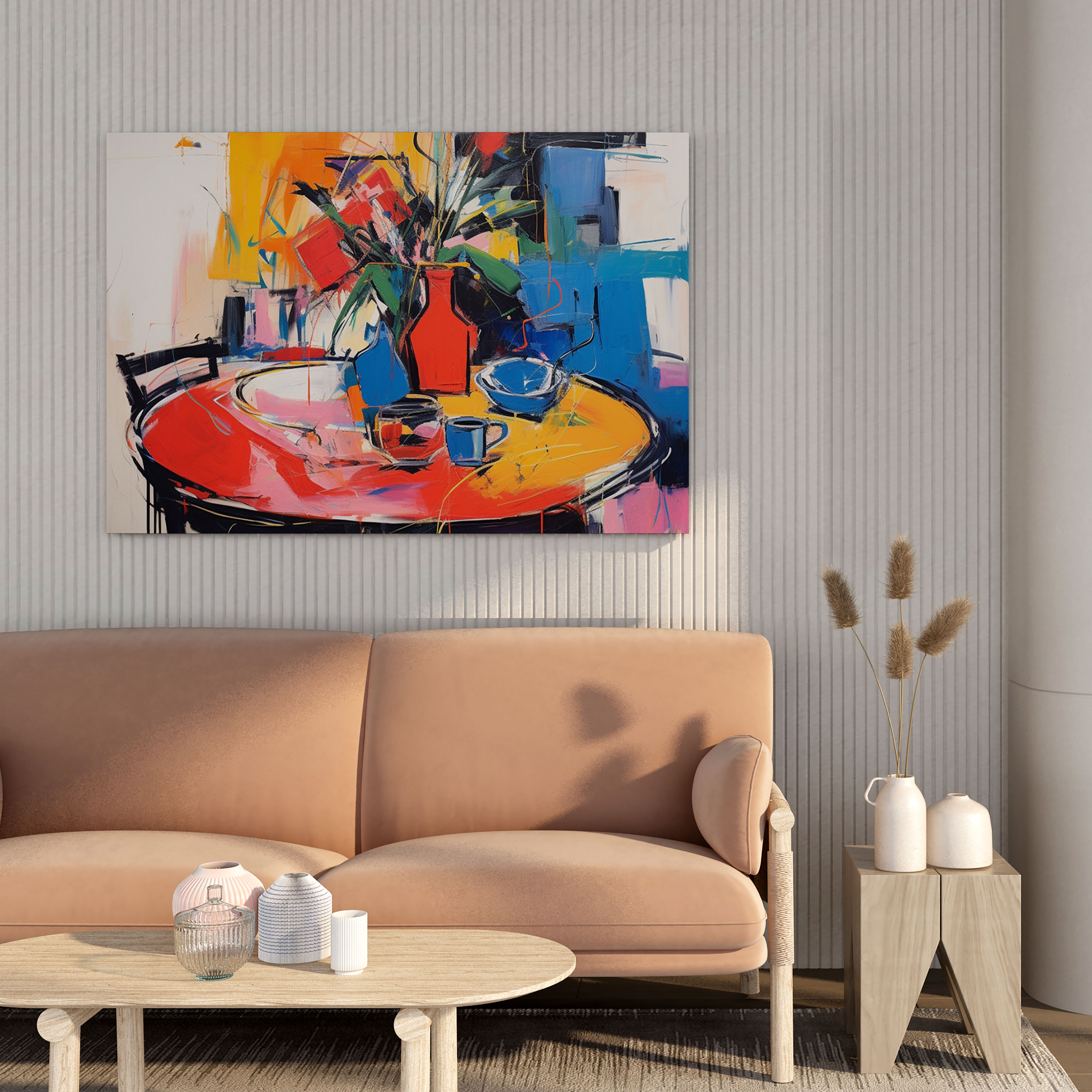 Still Life Canvas Print - Abstract Expressionist Artwork - Wall Art - Still Life, Canvas Print, Dynamic, Still Life
