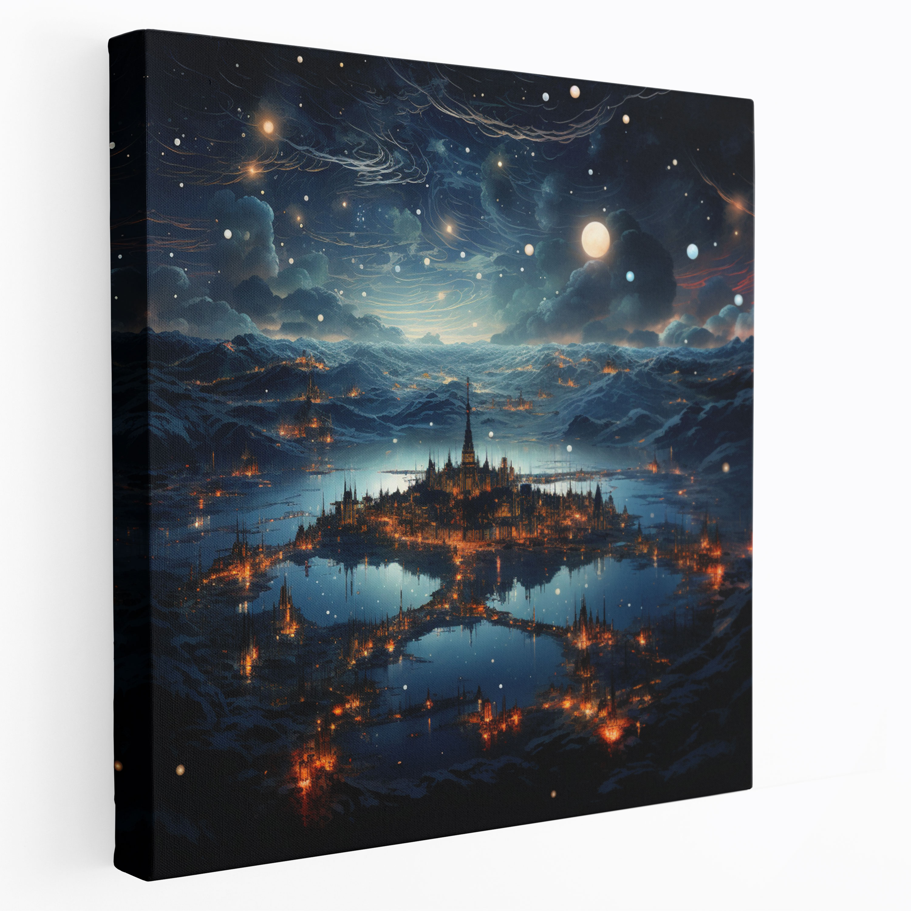 Mythical Star Map Wall Art - Star Map, Canvas Wall Art, Imagination, Constellations
