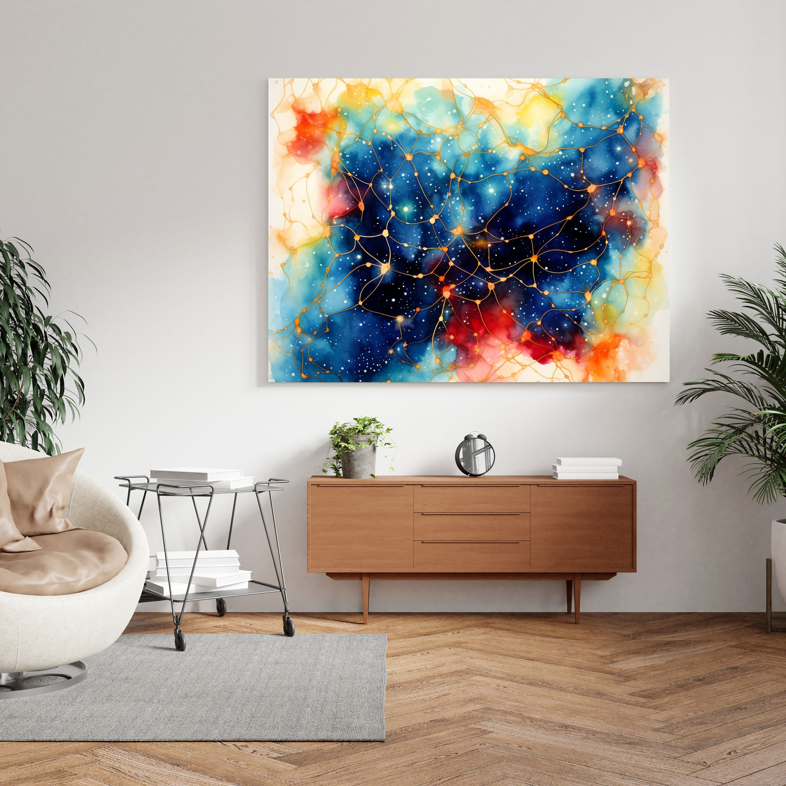 Star Map Canvas Print - Star Map, Canvas Print, Canvas, Galaxy