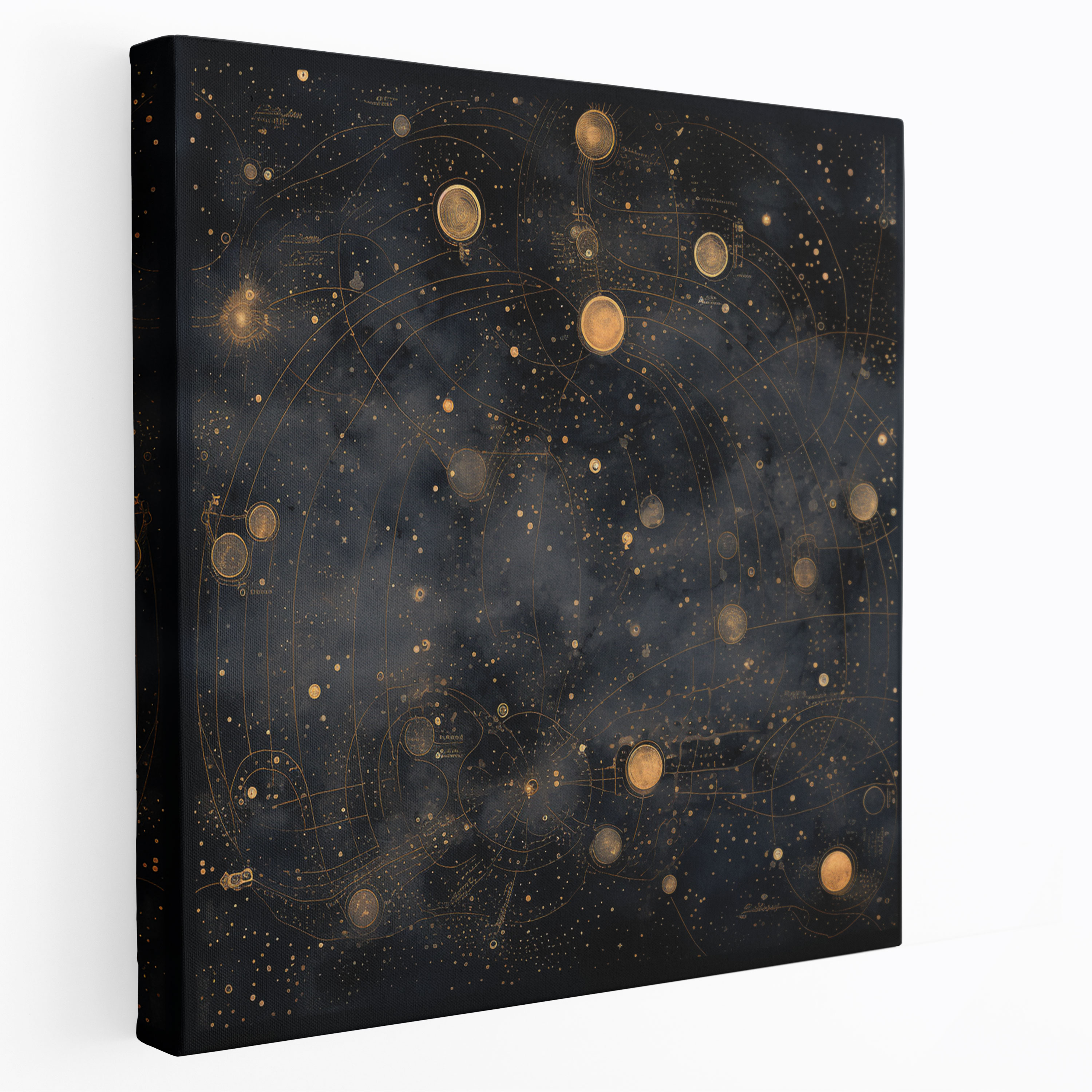 Stardust Star Map Wall Art - Star Map, Wall Art, Home Decoration, Celestial Map