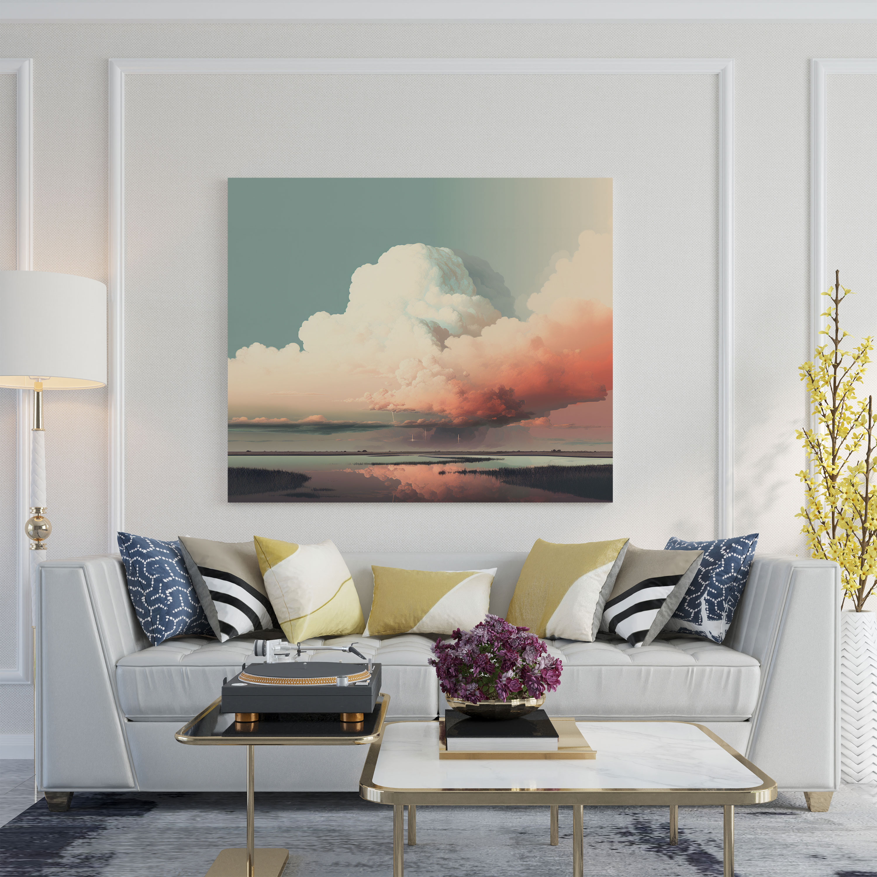 Serene Storm Canvas Print - Storm, Canvas Print, Wall Art, Canvas