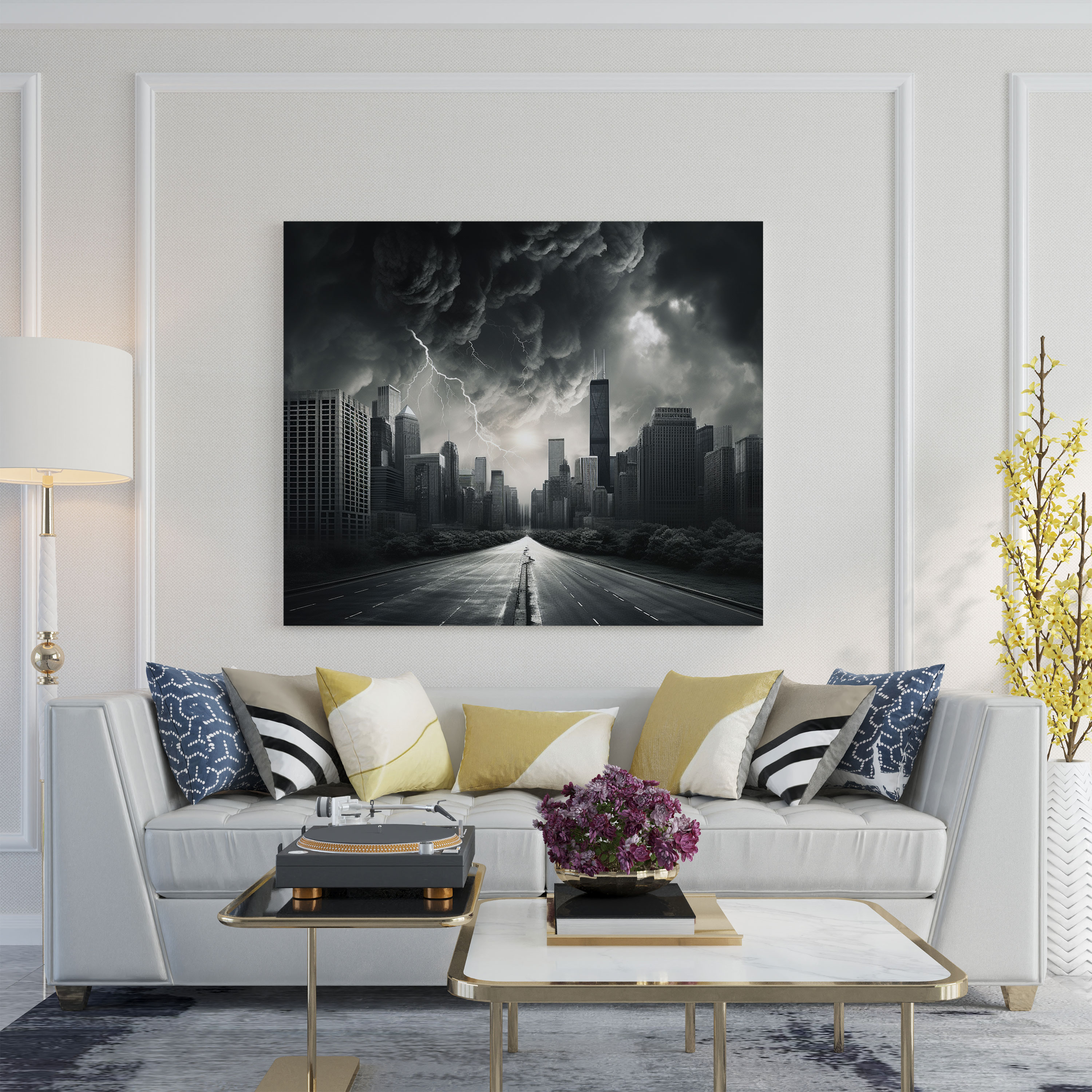 Urban Storm Wall Art - Storm, Home Decoration, Storm, Wall Art