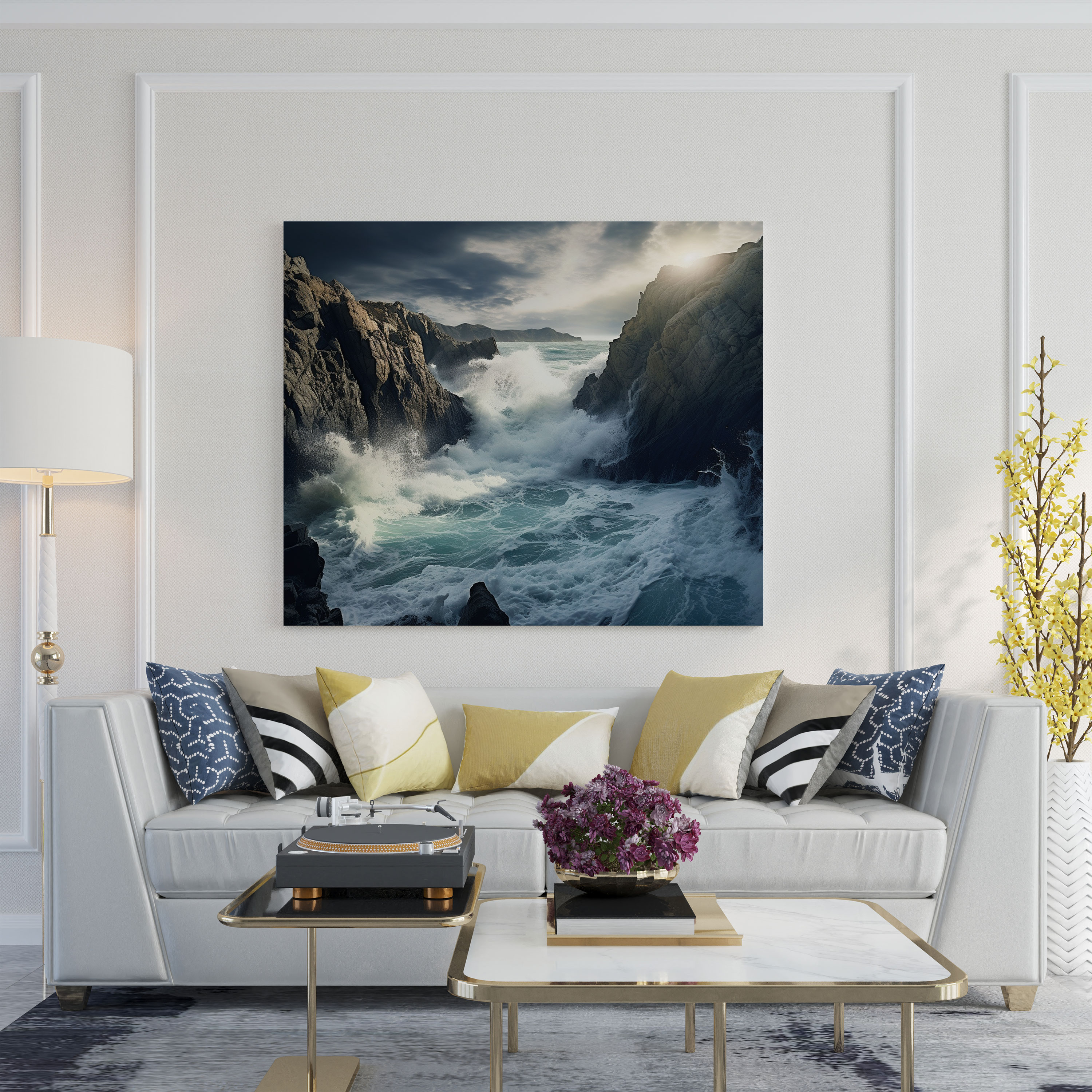 Rugged Storm Canvas Print - Storm, Canvas Wall Art, Canvas, Storm