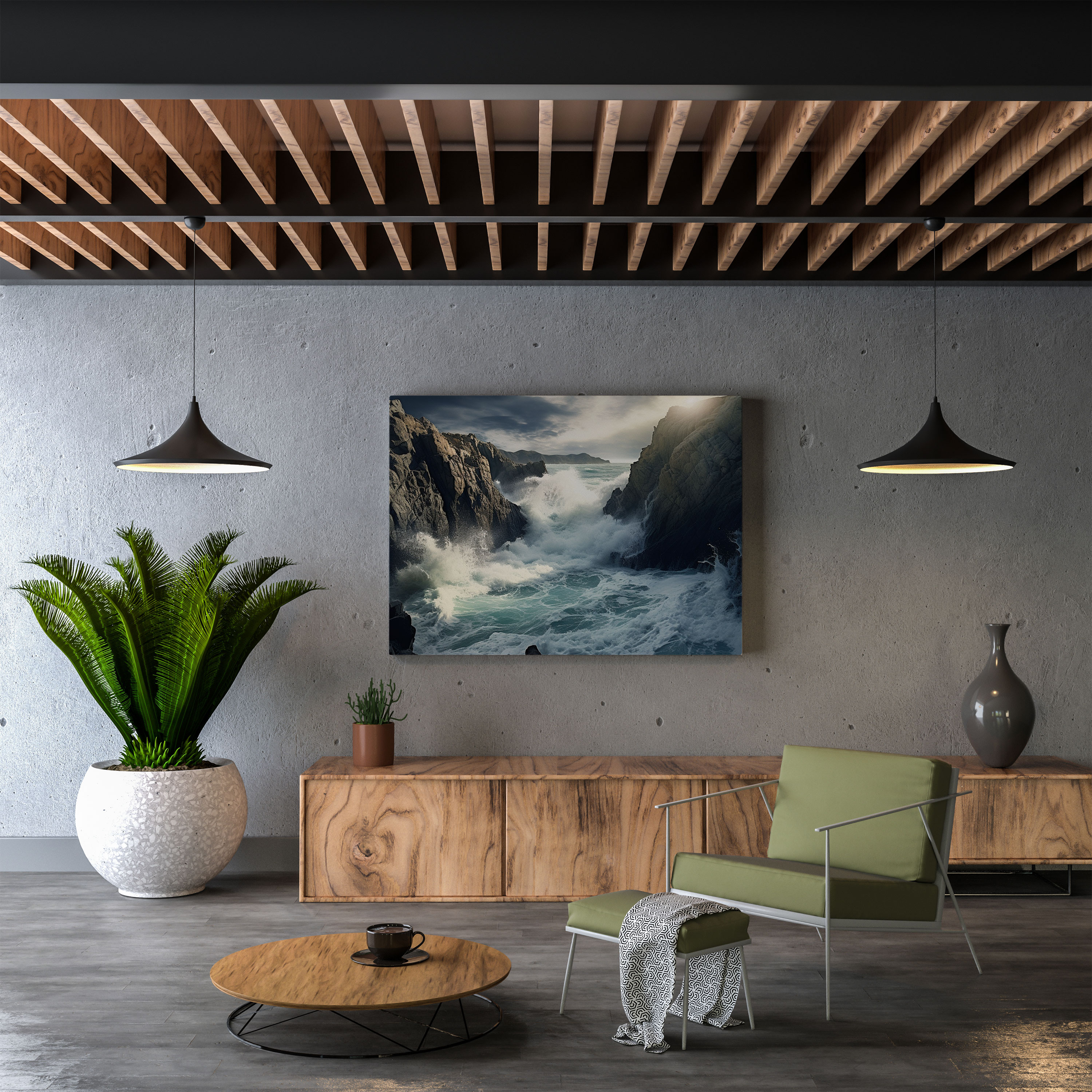 Rugged Storm Canvas Print - Storm, Canvas Wall Art, Canvas, Storm