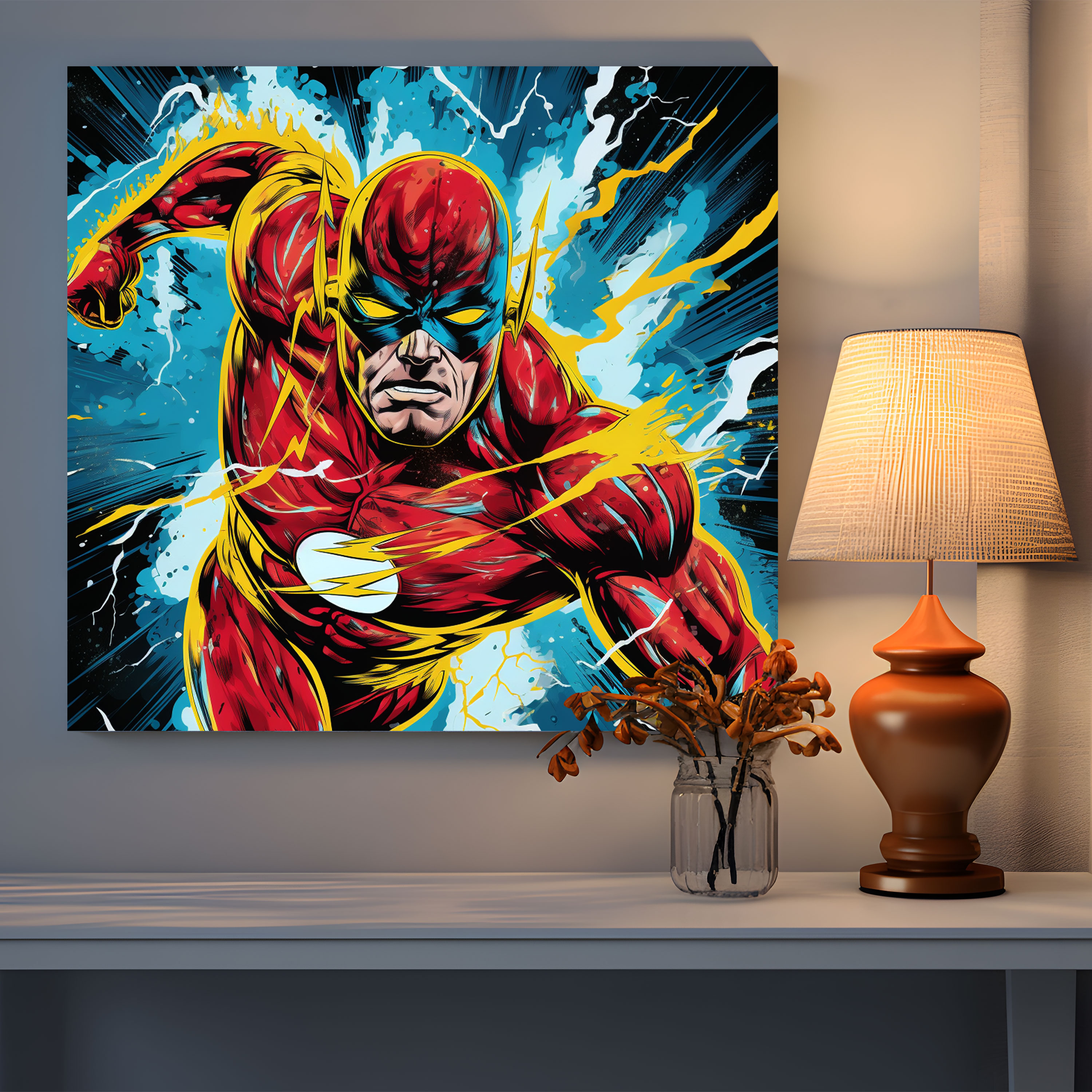 Storm Superhero Canvas Print - Storm, Wall Decoration, Canvas Print, Stormy Superhero