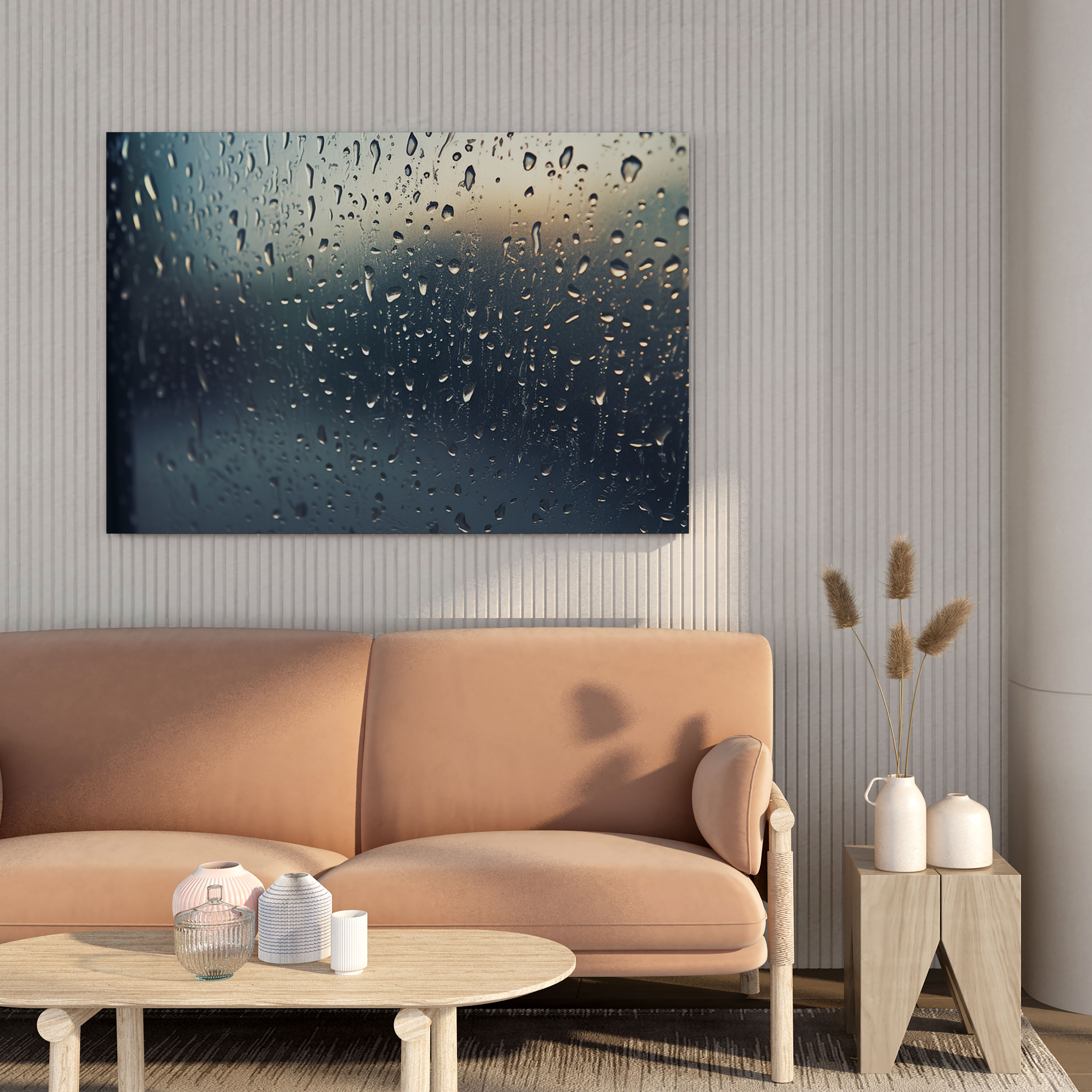 Storm Wall Art - Storm, Window, Intense Beauty, Wall Decoration