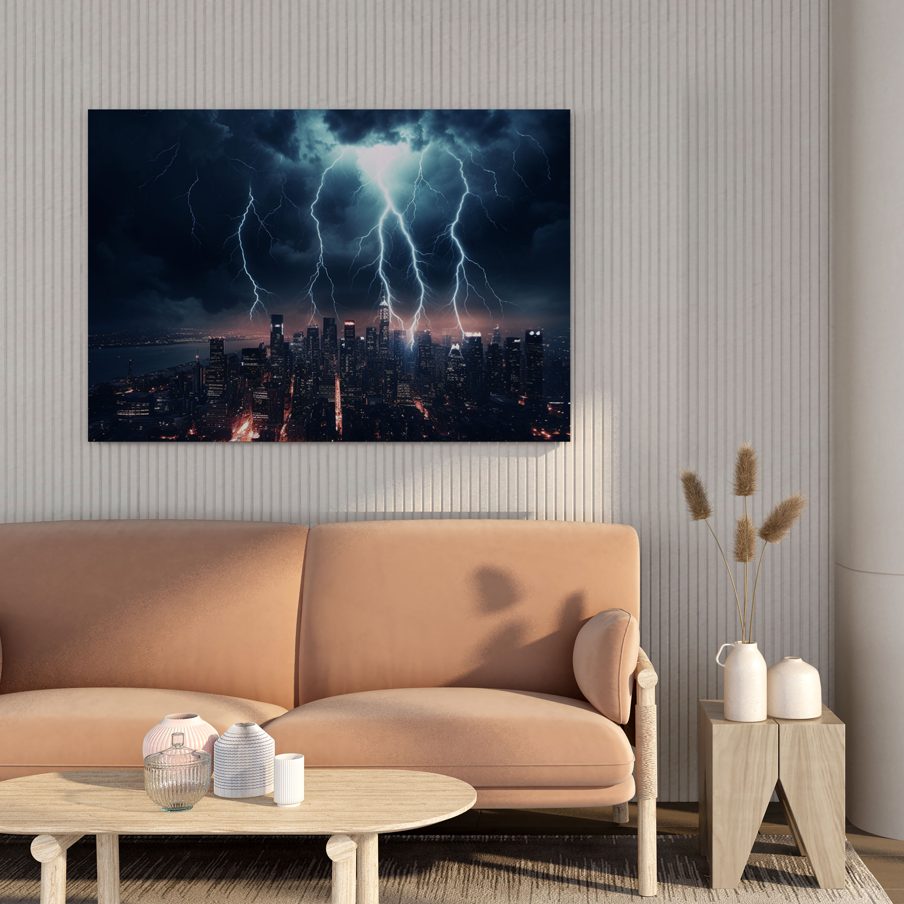 Storm Canvas Print - Storm, Canvas, Wall Decoration, Night