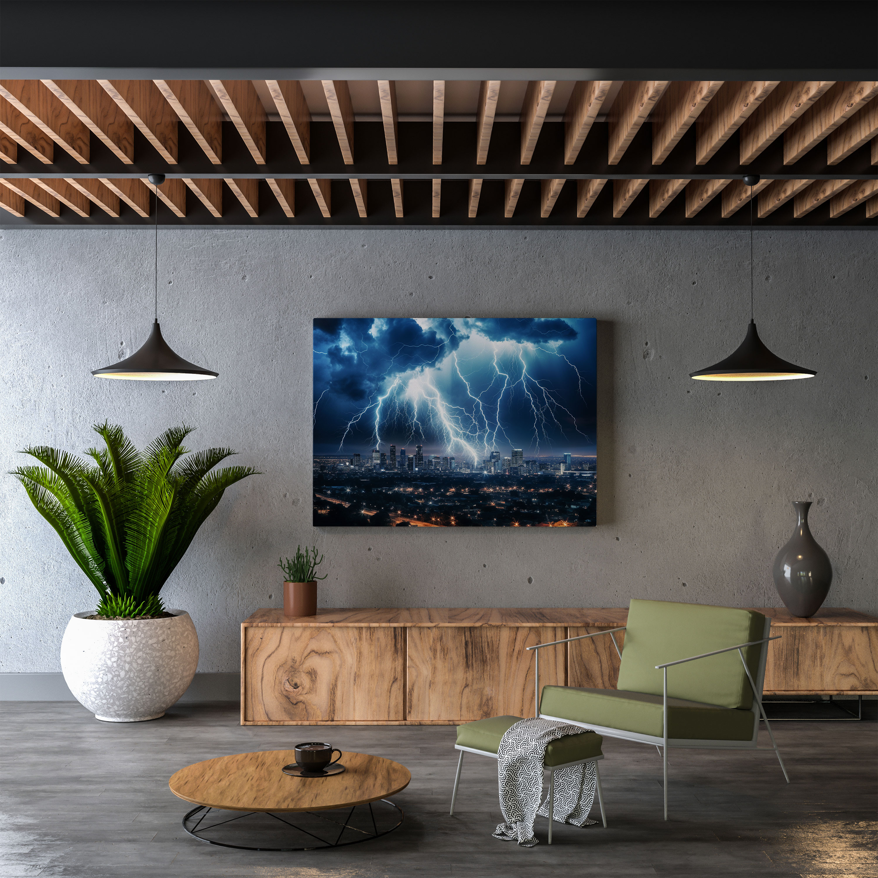 Storm Wall Art - Storm, Wall Art, Wall Decoration, Canvas Wall Art