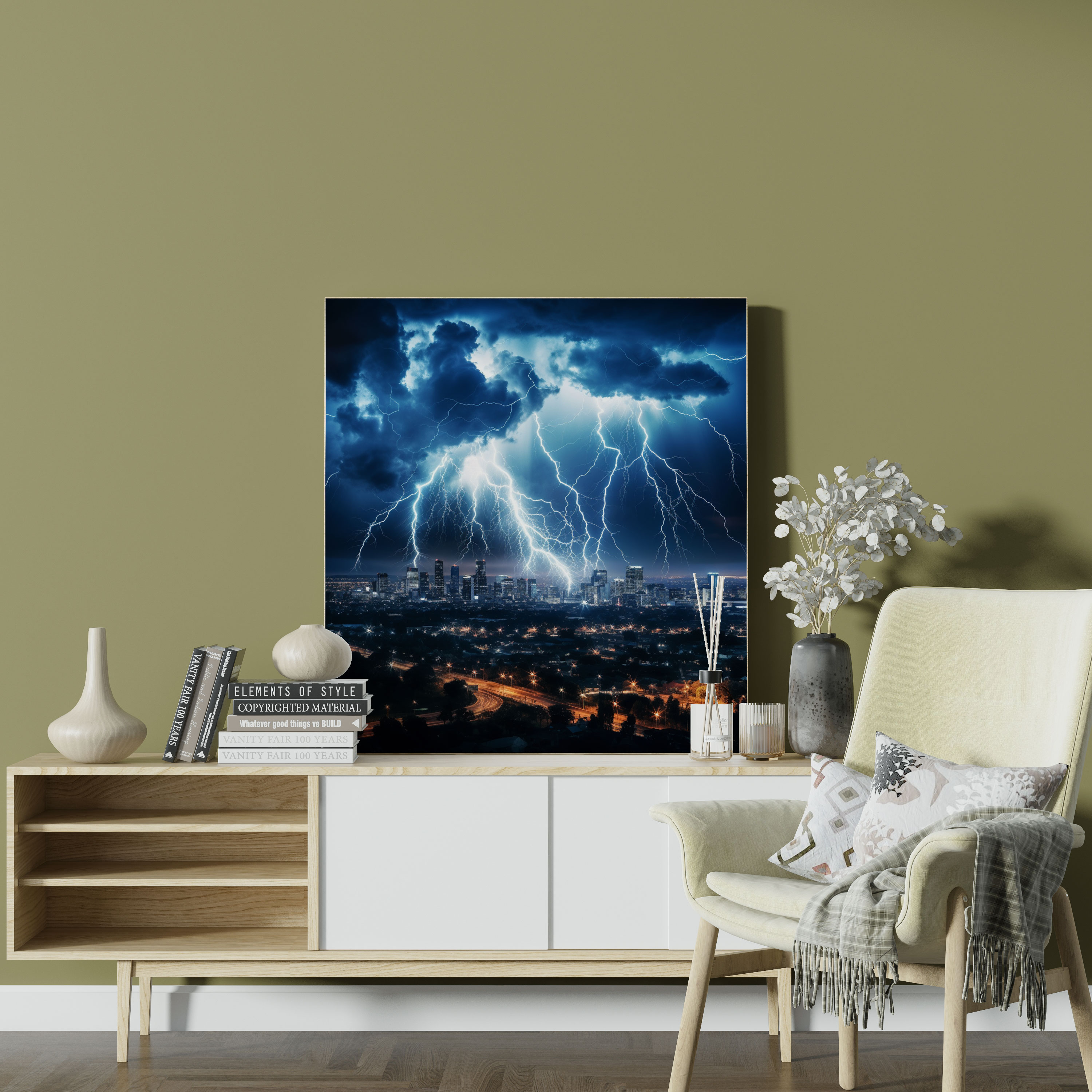 Storm Wall Art - Storm, Wall Art, Wall Decoration, Canvas Wall Art
