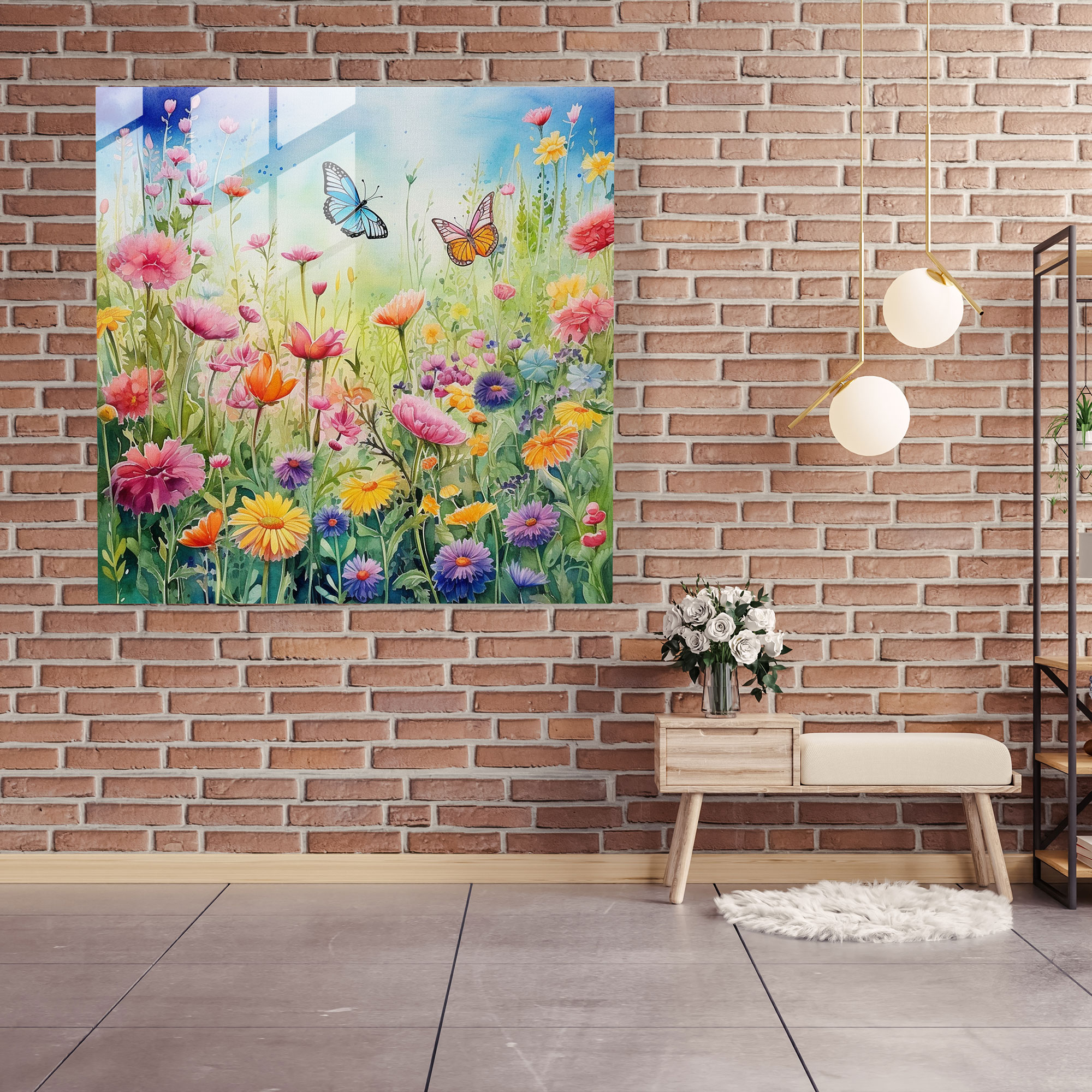Spiritual Watercolor Glass Print - Spiritual, Glass Art, Glass Wall Art, Spiritual