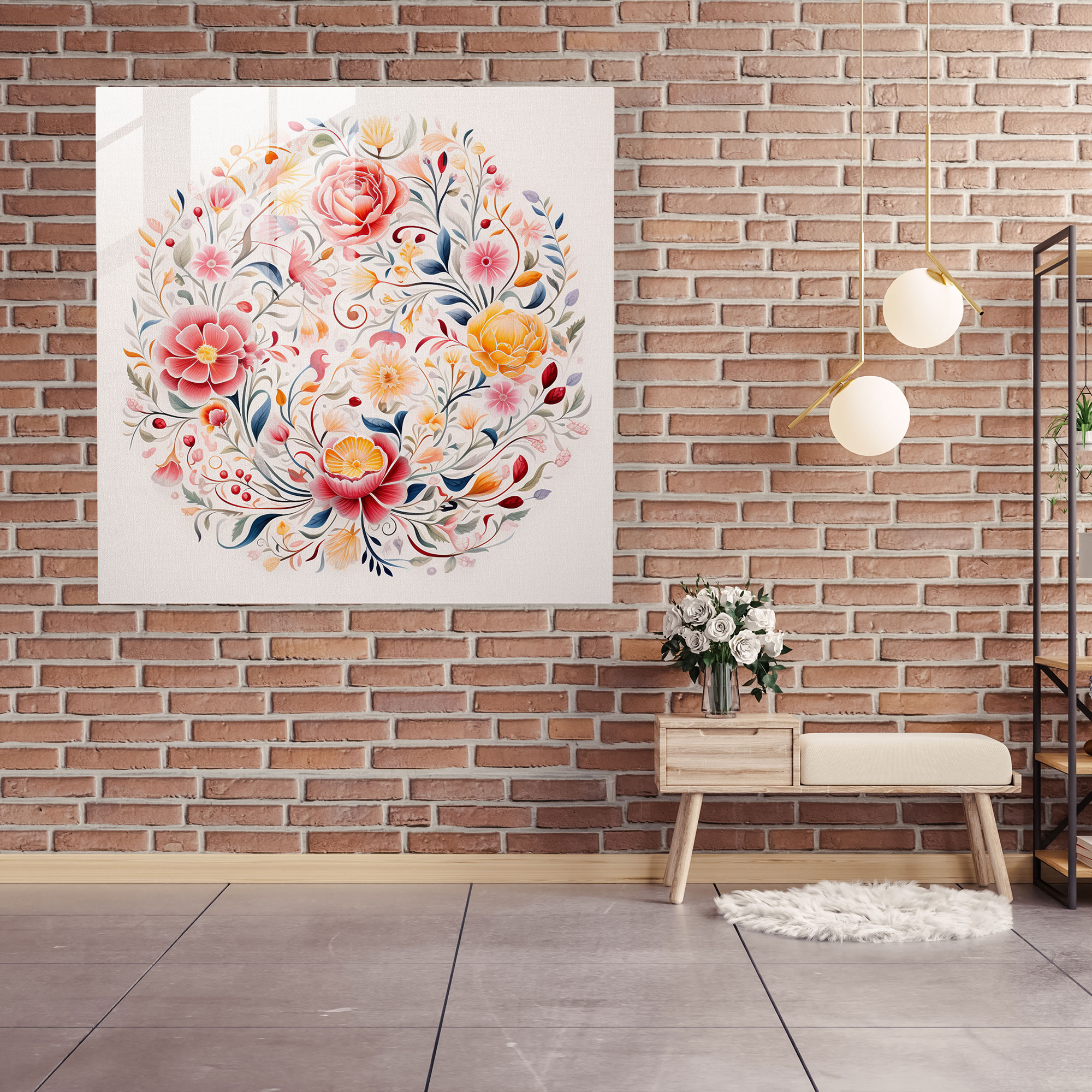 Inner Peace Glass Print - Spiritual, Modern Art, Glass Wall Art, Glass Print