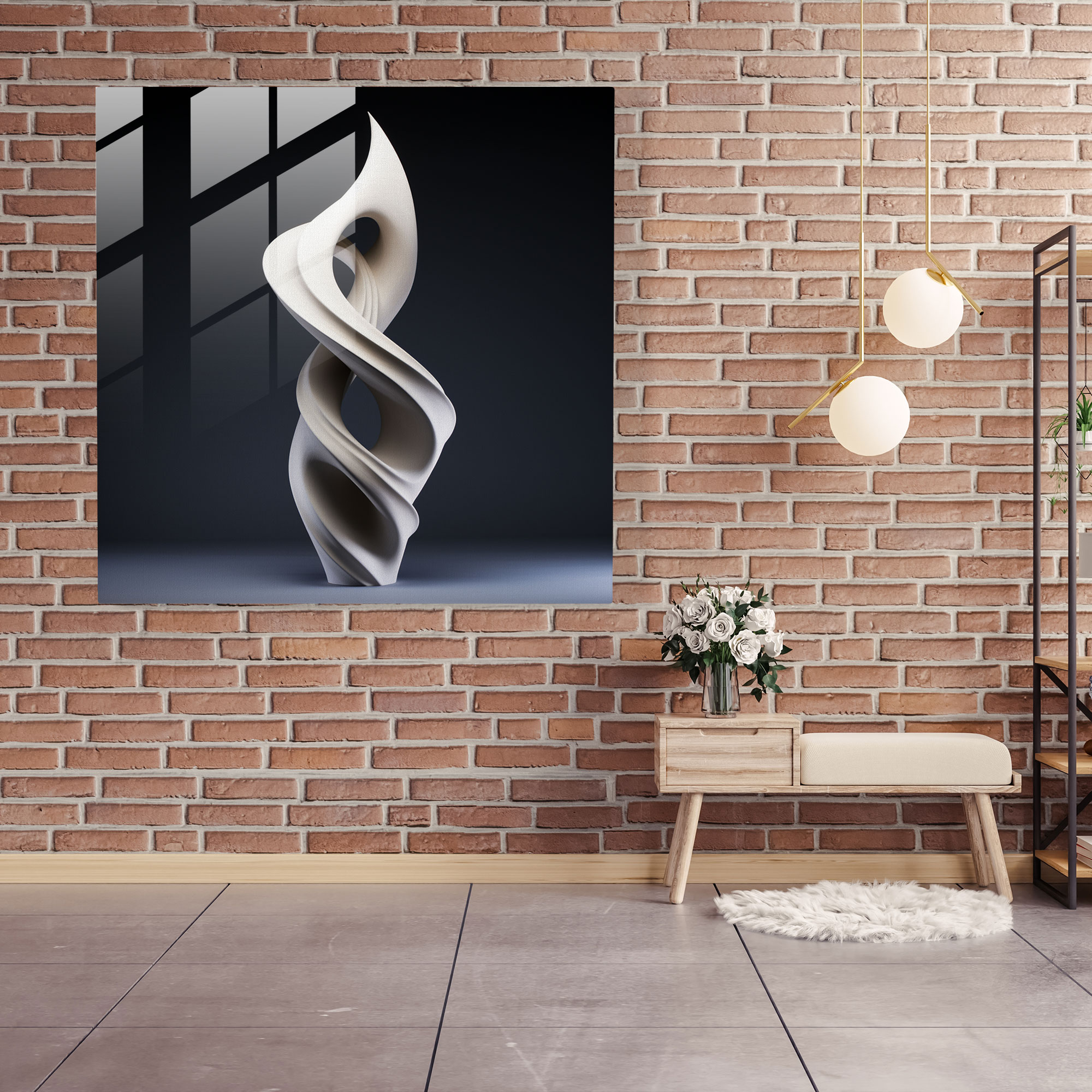 Flow Of Spirit Glass Print - Spiritual, Flow Of Spirit, Glass Art, Wall Decoration