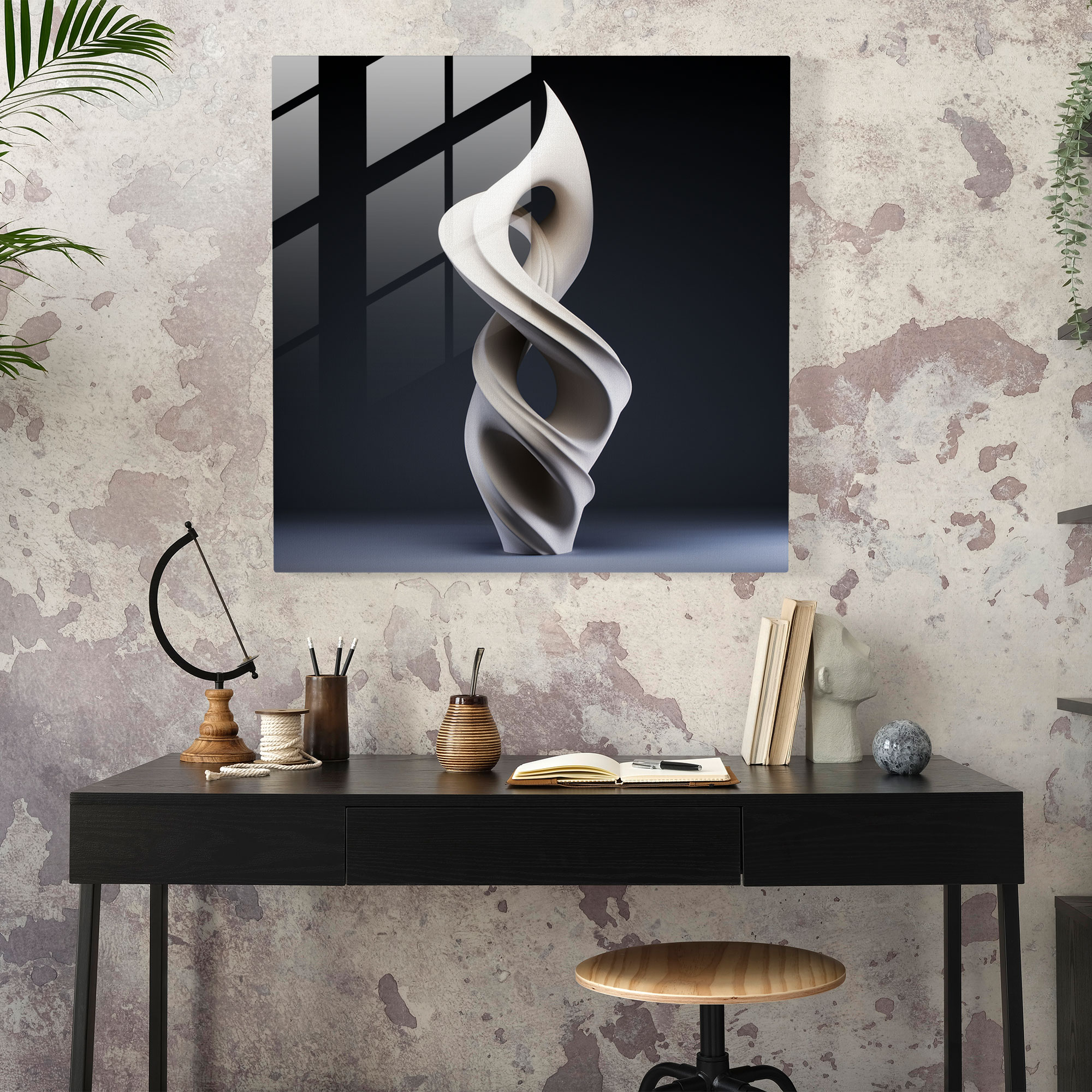 Flow Of Spirit Glass Print - Spiritual, Flow Of Spirit, Glass Art, Wall Decoration