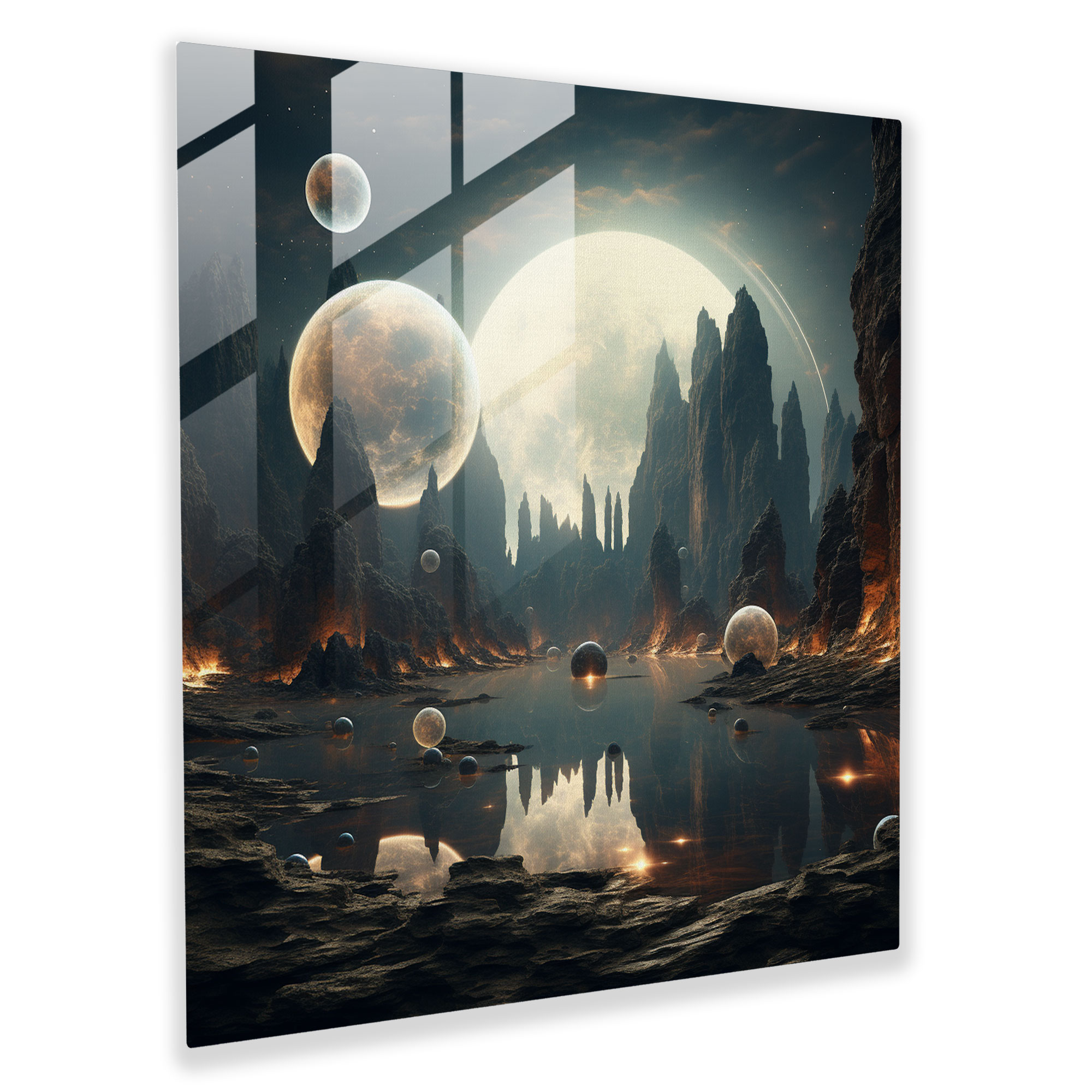 Celestial Dreams - Glass Wall Art - Spiritual, Spiritual, Glass Print, Glass Art