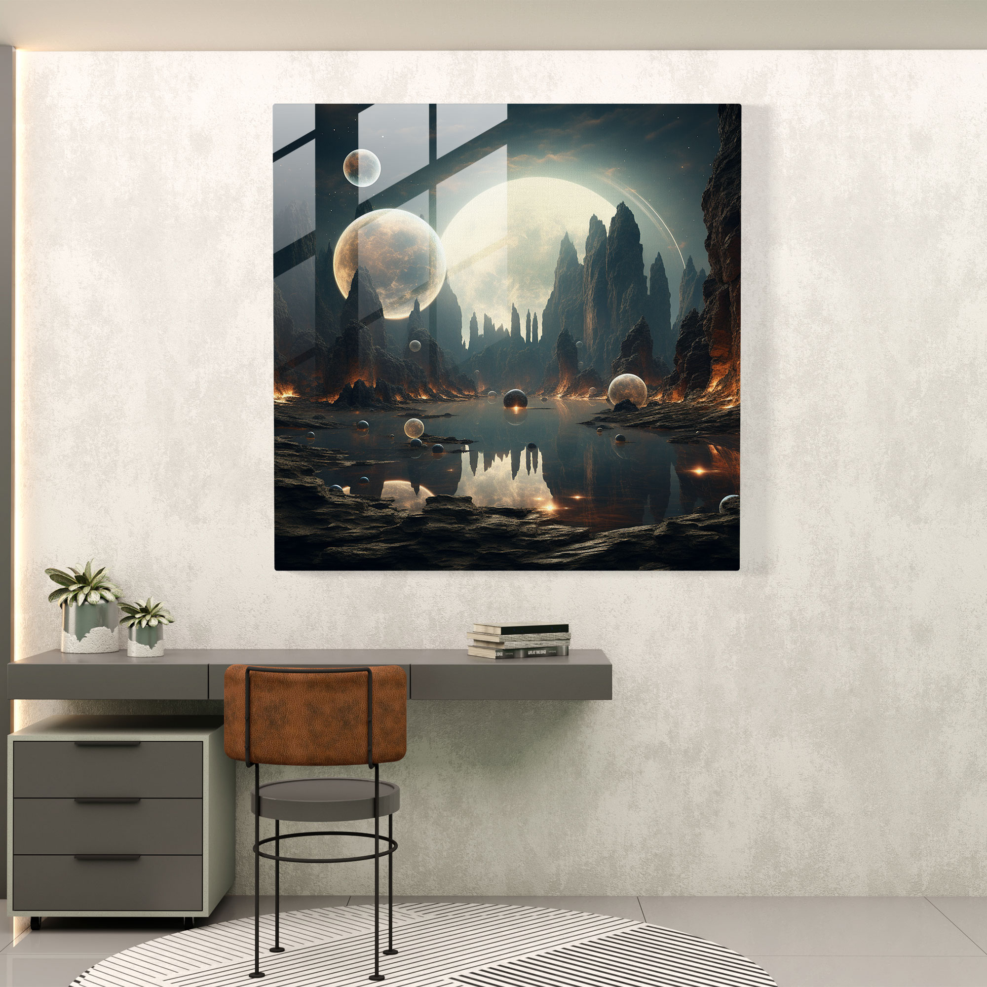 Celestial Dreams - Glass Wall Art - Spiritual, Spiritual, Glass Print, Glass Art