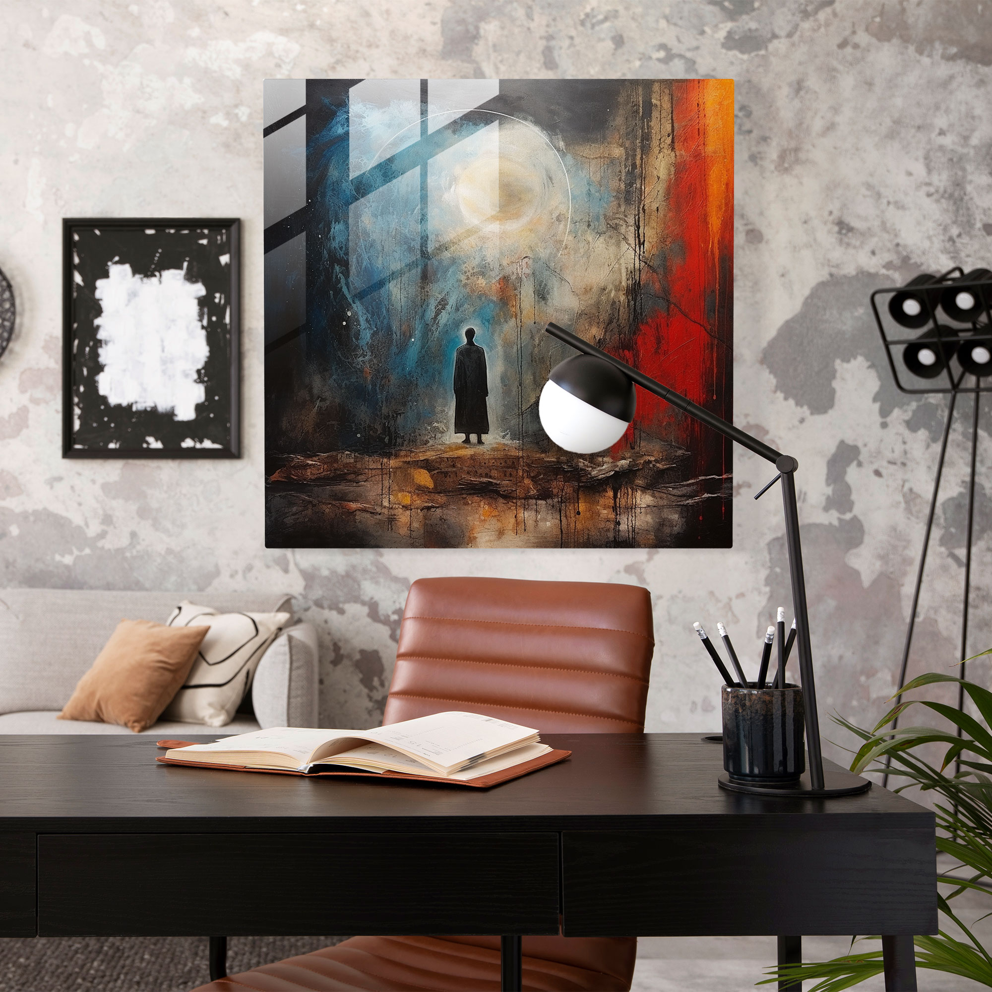 Path To Enlightenment - Glass Wall Art - Spiritual, Home Decoration, Wall Decoration, Glass Art