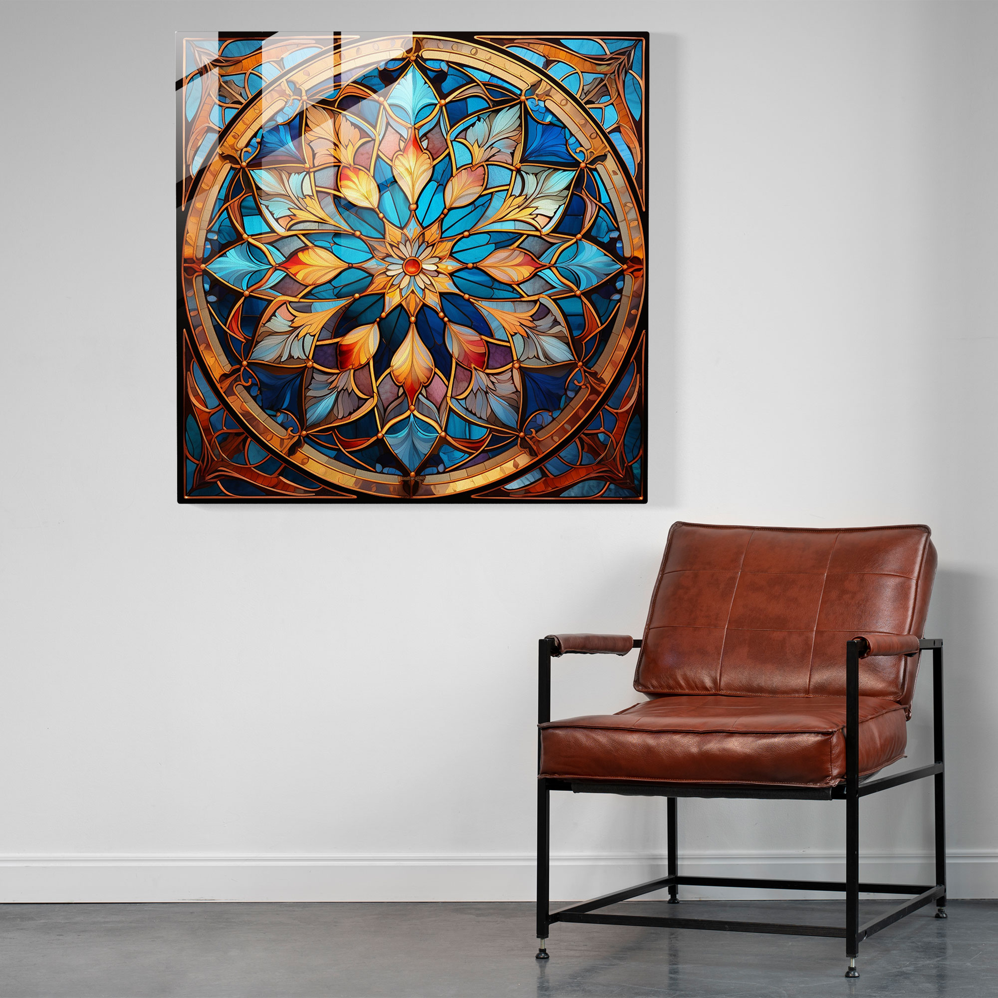 Divine Illumination Glass Print - Spiritual, Glass Print, Glass Art, Divine Illumination