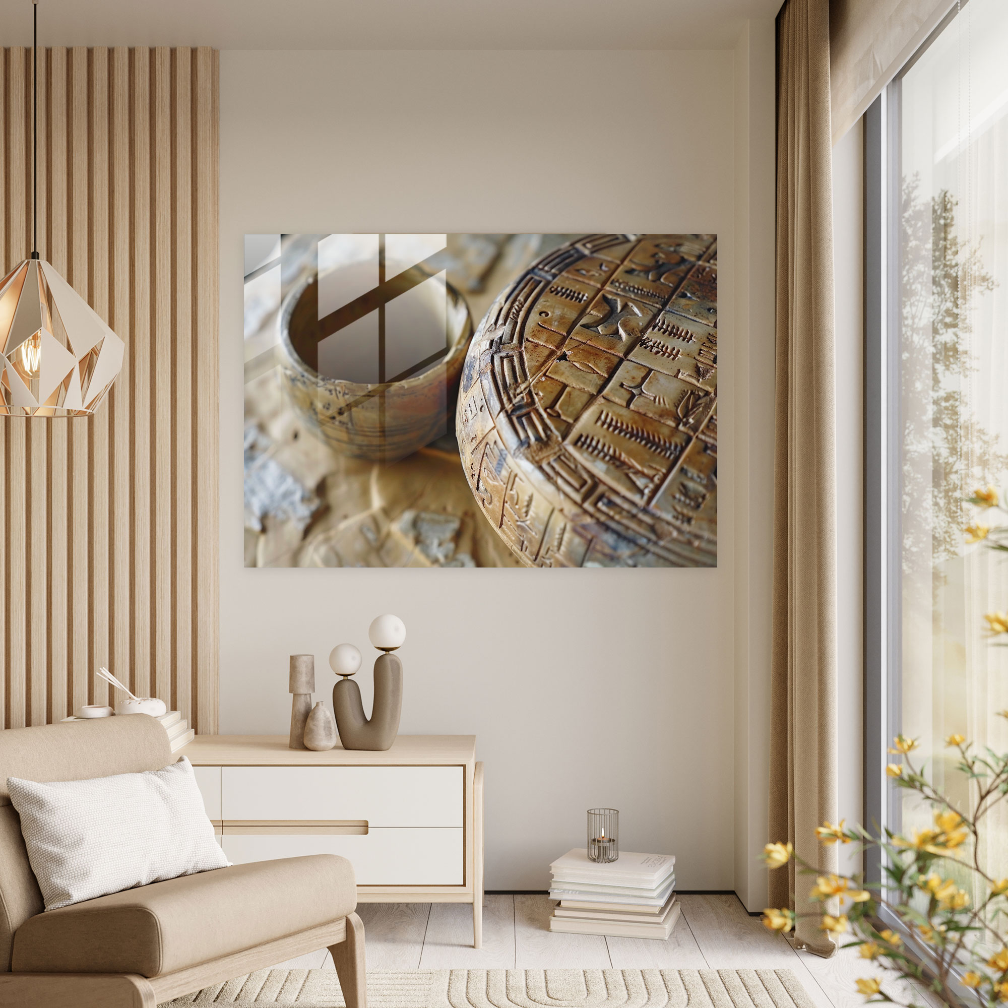 Sumerer Glasbild - Sumerer alte Zivilisation Geschichte Wohnkultur