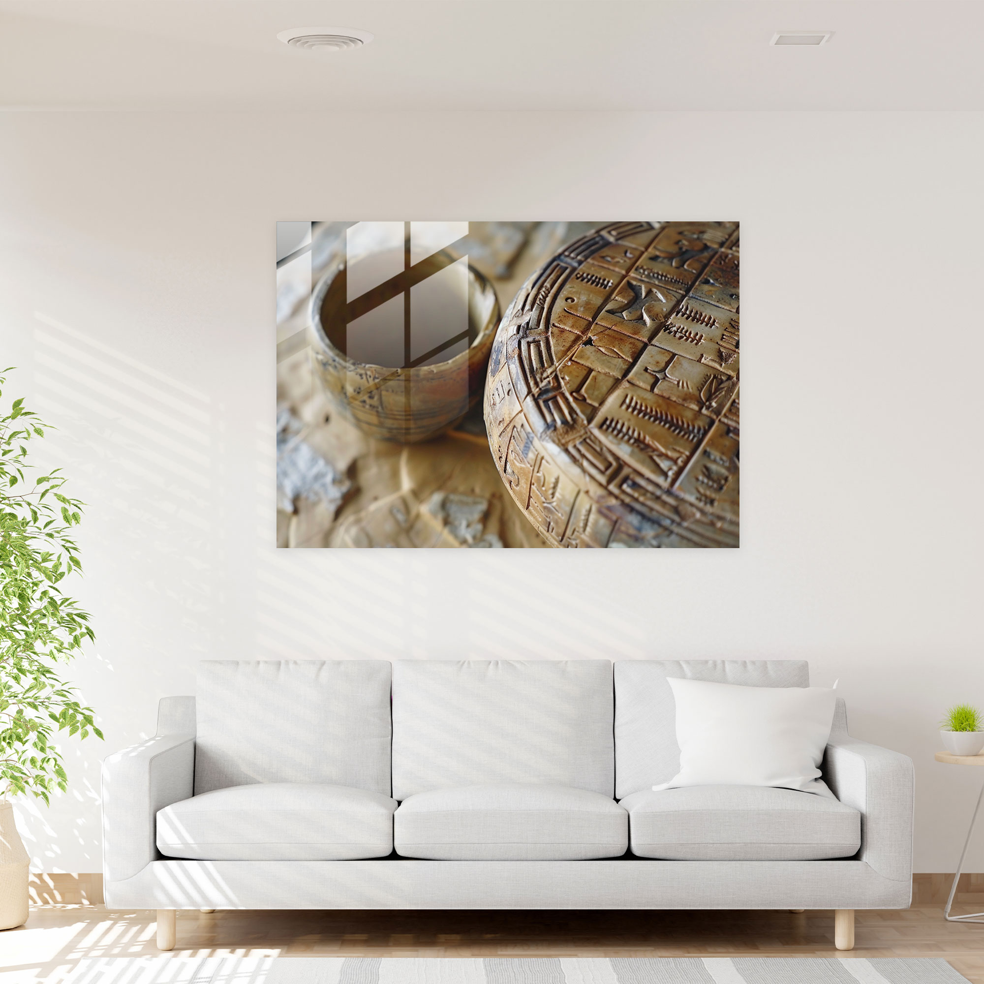 Sumerer Glasbild - Sumerer alte Zivilisation Geschichte Wohnkultur