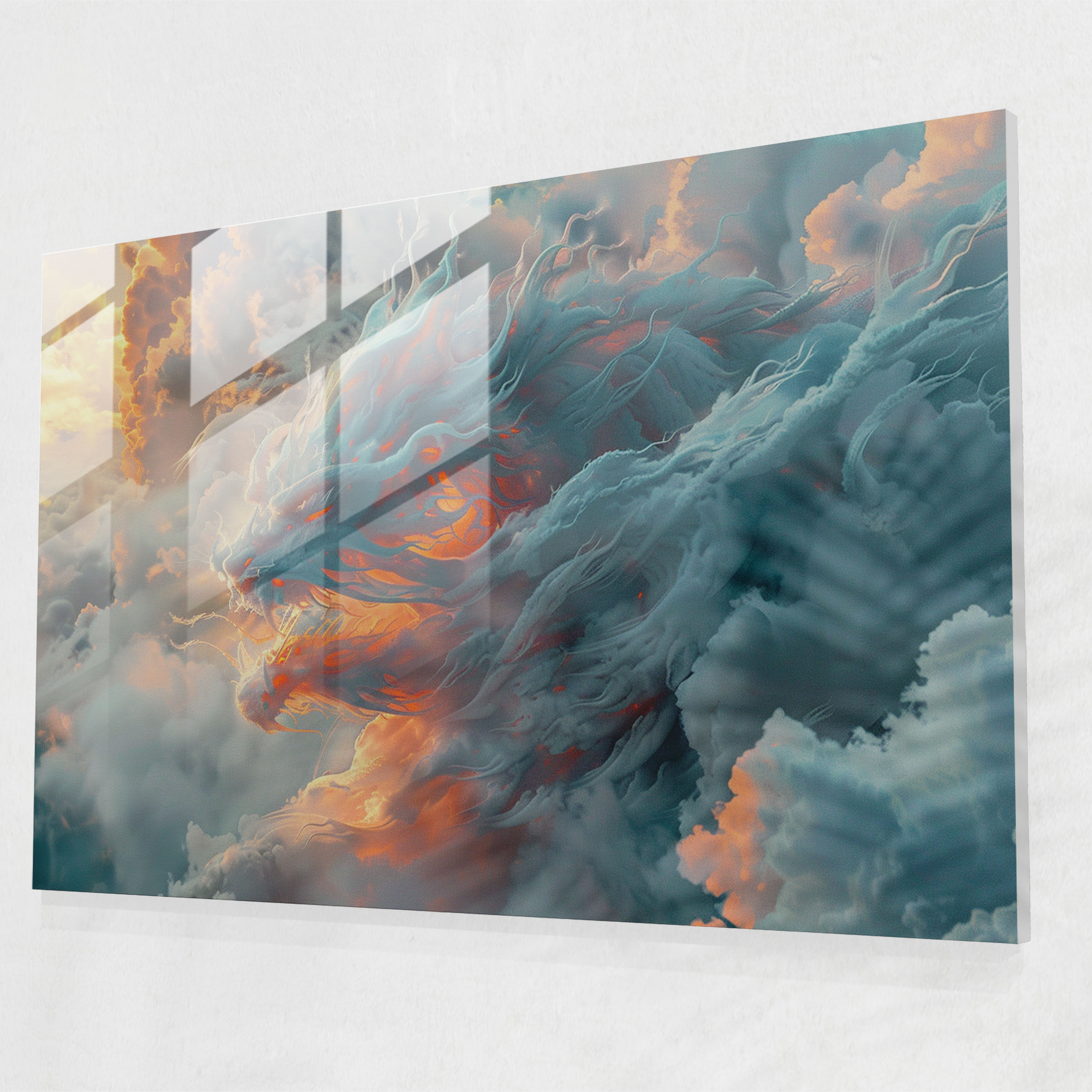 Surrealism Art Glass Print - Surrealism Art, Glass Print, Enchanting, Glass Art