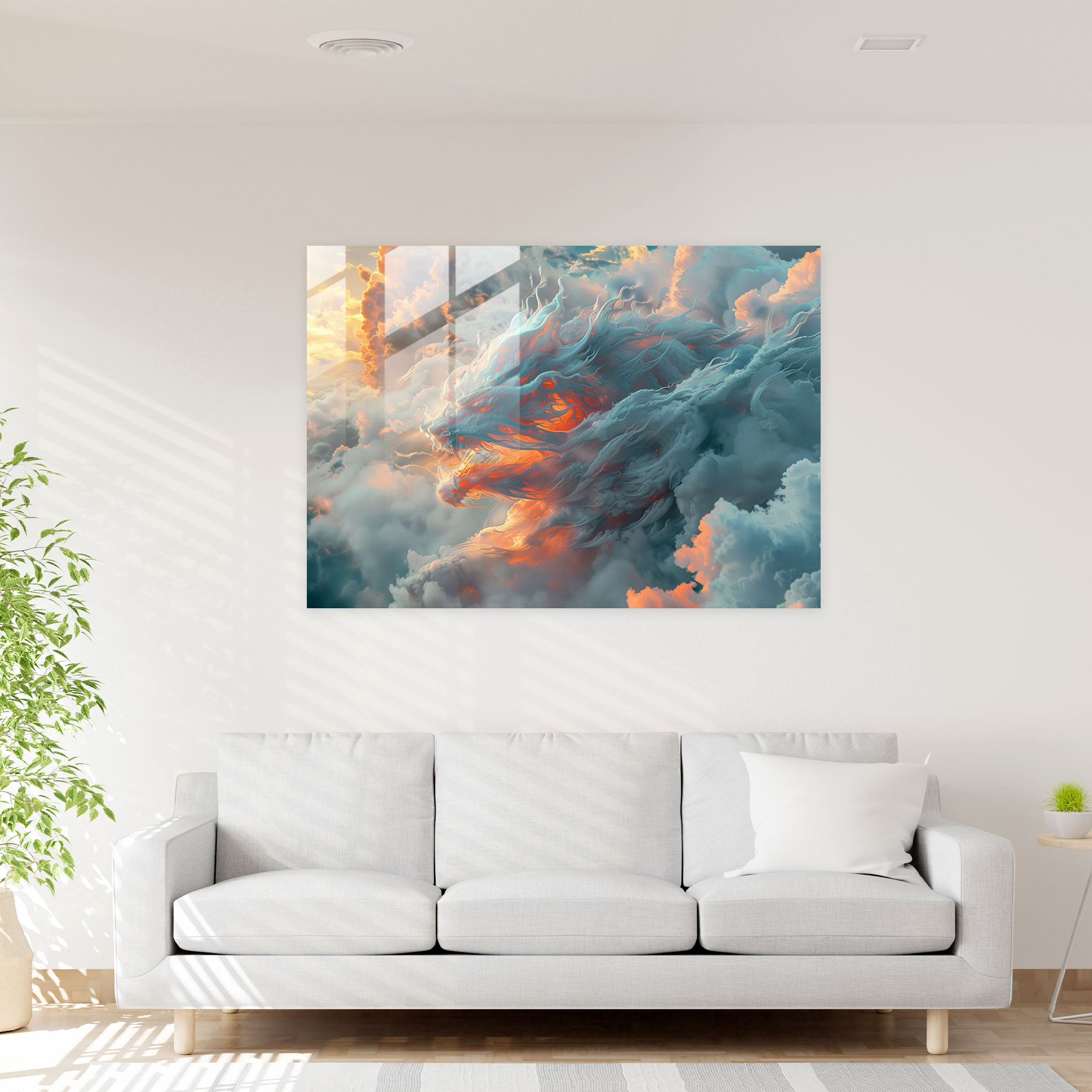 Surrealism Art Glass Print - Surrealism Art, Glass Print, Enchanting, Glass Art