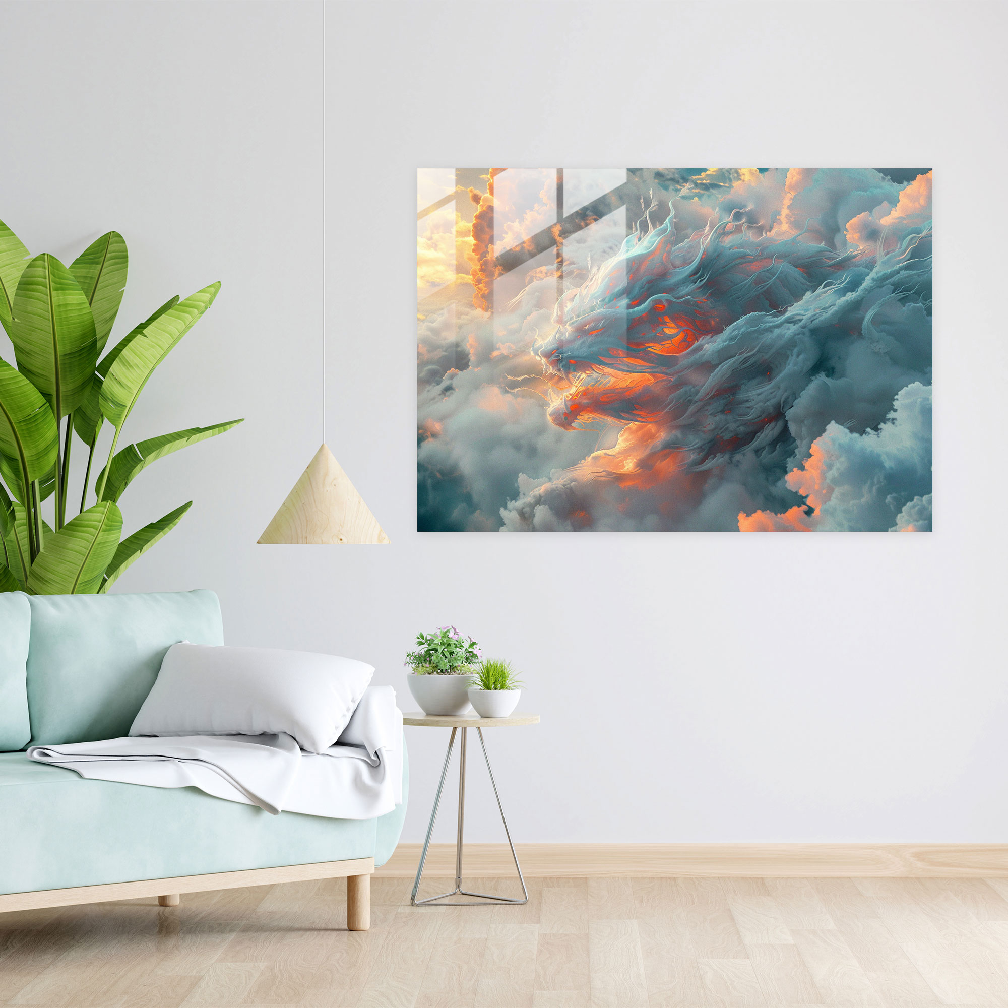 Surrealism Art Glass Print - Surrealism Art, Glass Print, Enchanting, Glass Art