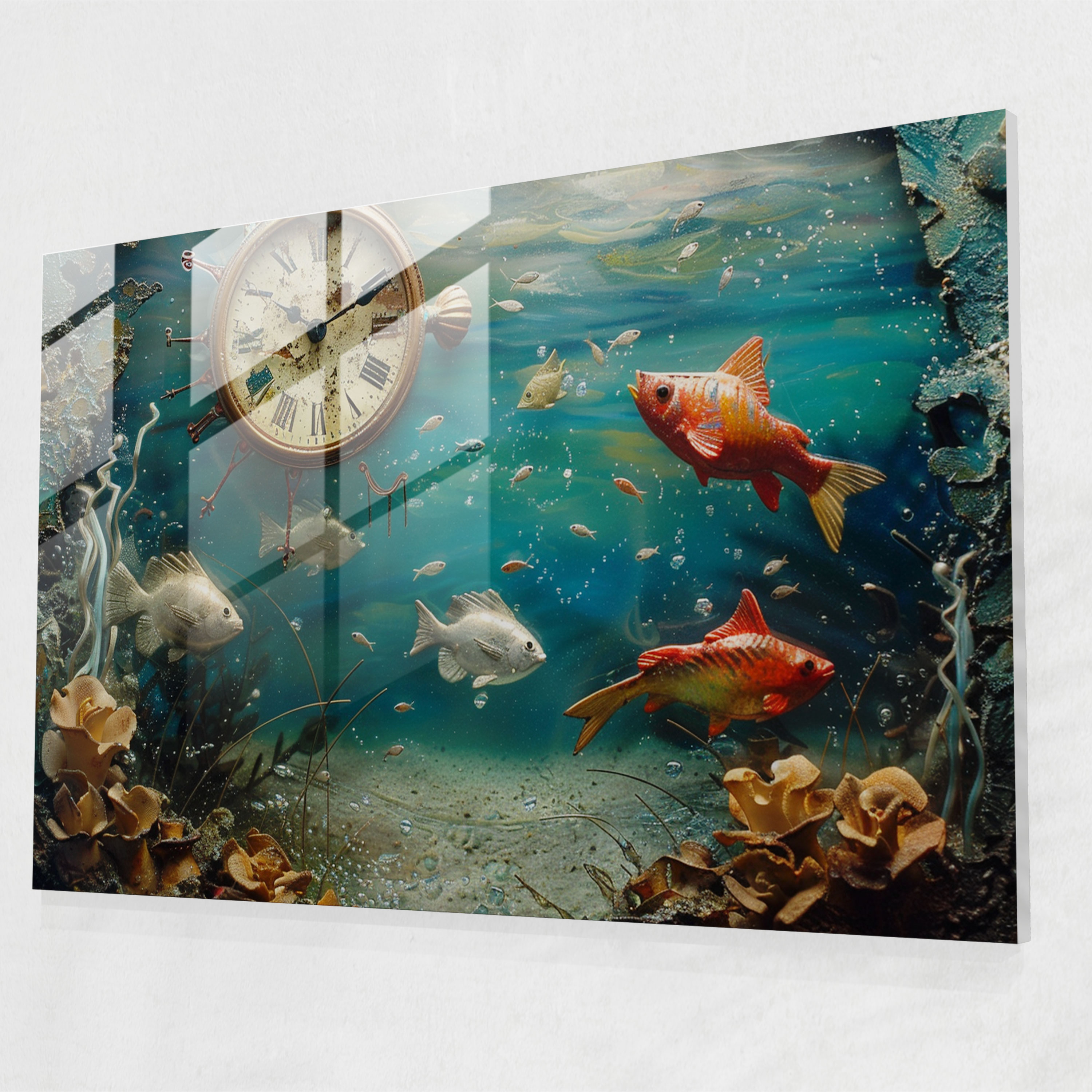 Dreamlike Surrealism Glass Wall Art - Surrealism Art, Surrealism Art, Modern Art, Glass Wall Art