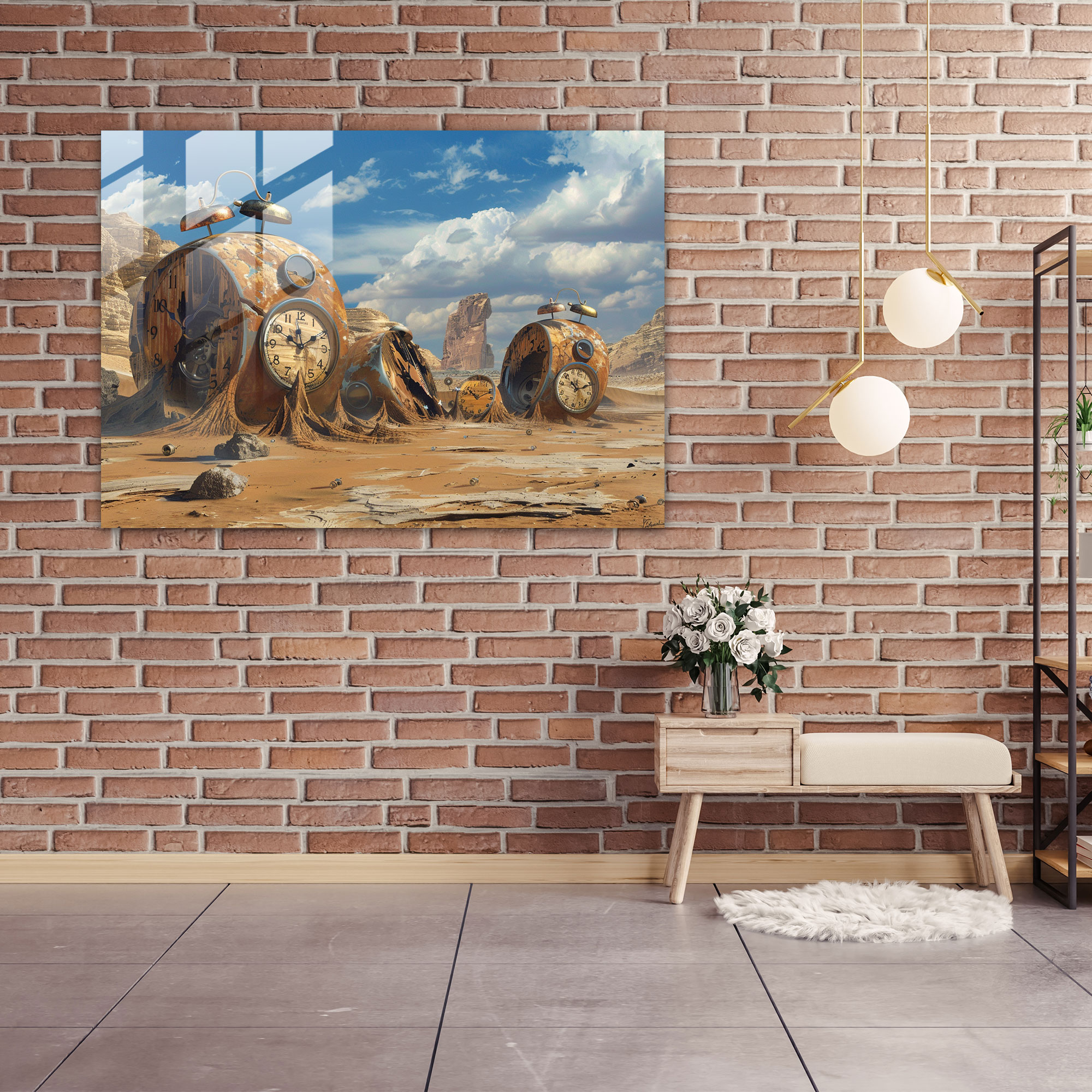 Surrealism Art Glass Print - Surrealism Art, Glass Print, Glass Wall Art, Surrealism Art