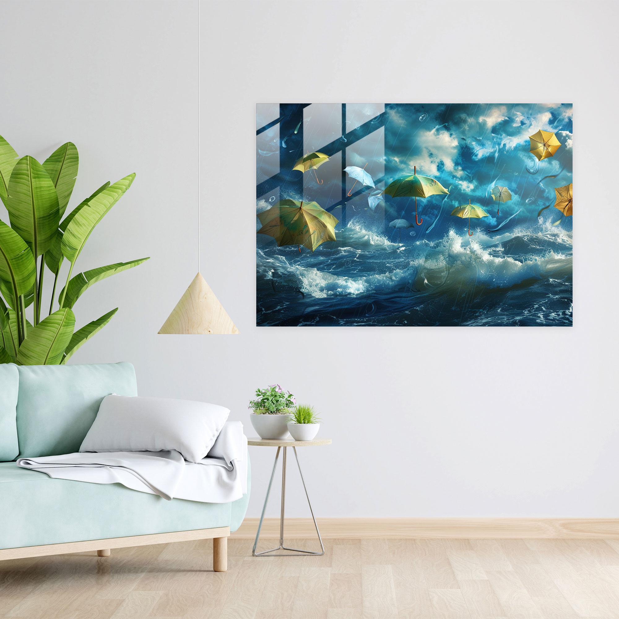 Surrealism Art Glass Wall Art - Surrealism Art, Glass Art, Wall Decoration, Glass Wall Art