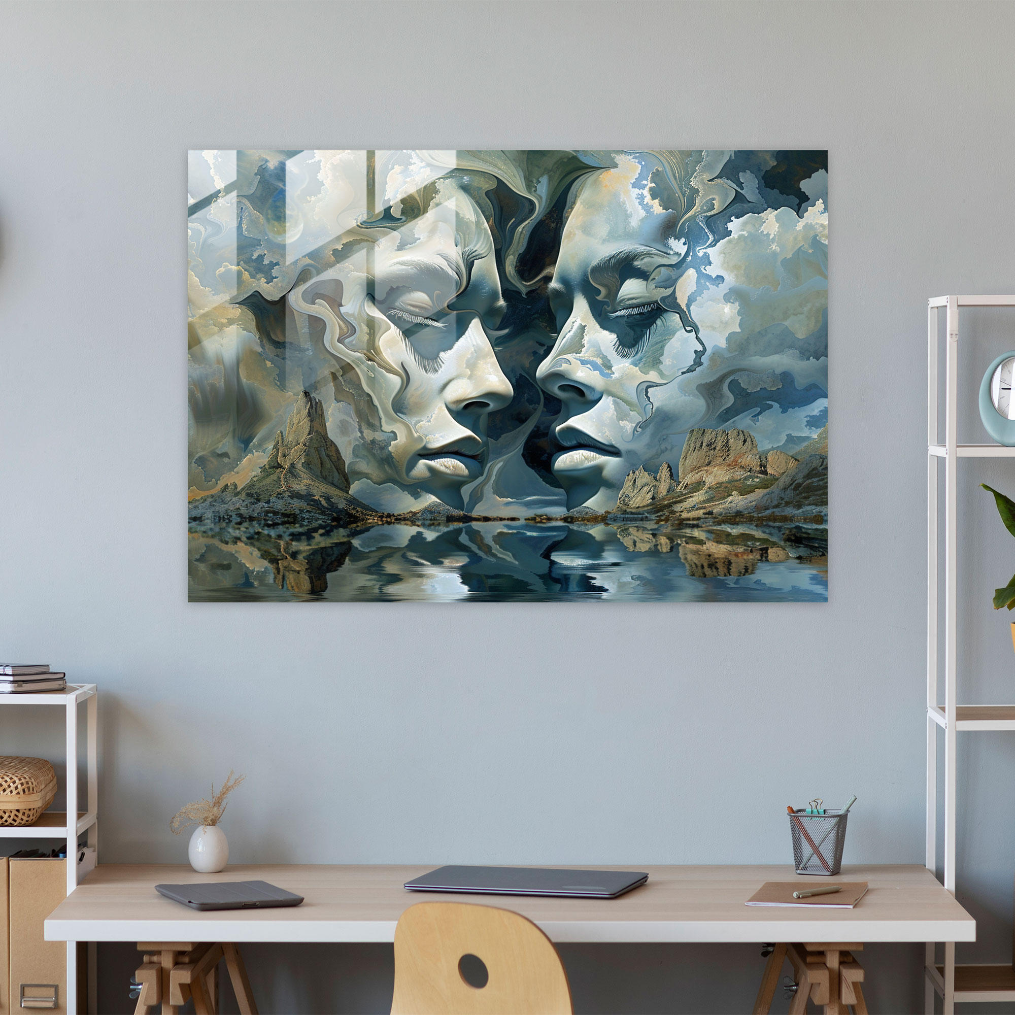 Surrealism Art Modern Art - Surrealism Art, Glass Print, Home Decoration, Modern Art