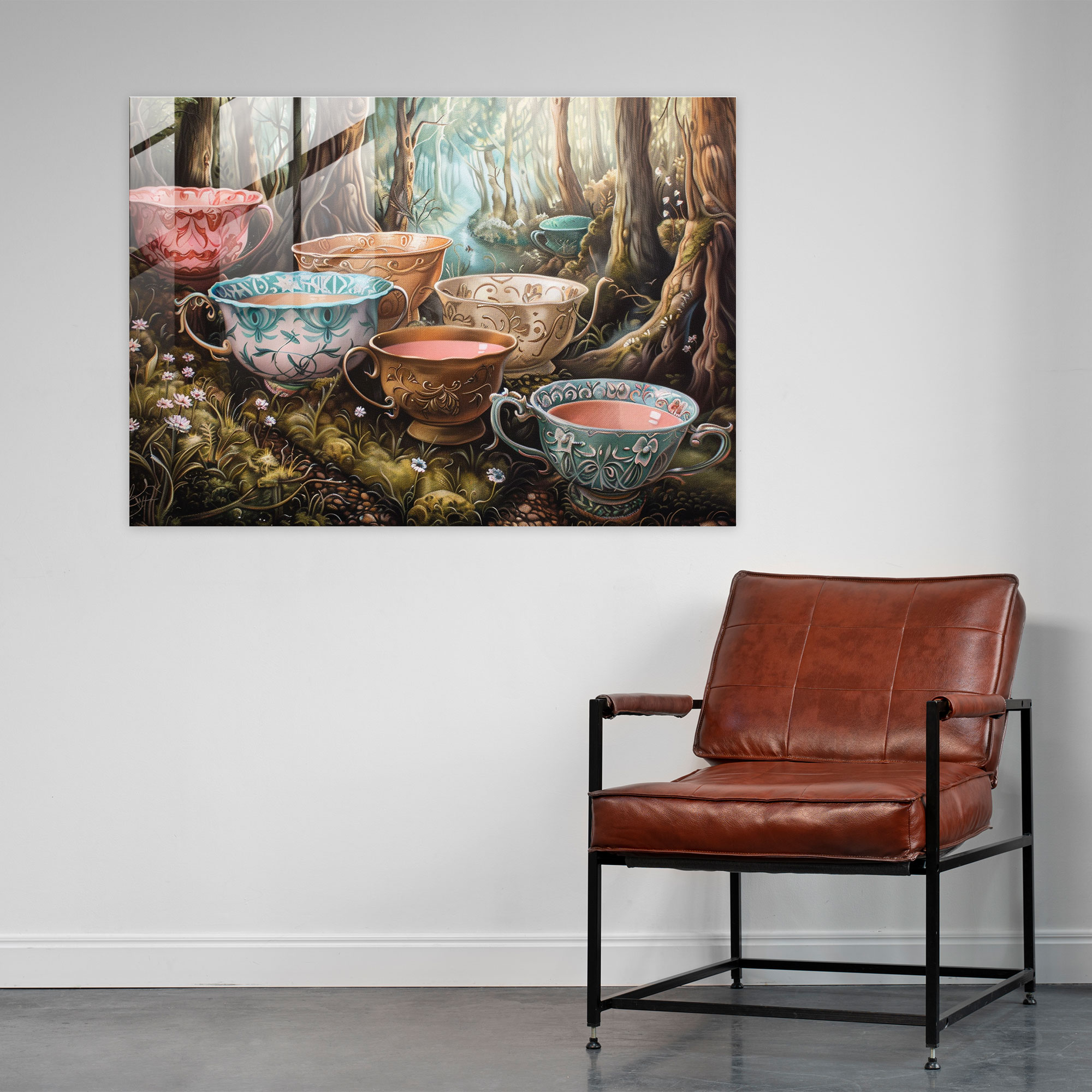Whimsical Surrealism Home Decoration - Surrealism Art, Glass Wall Art, Glass Art, Wall Decoration