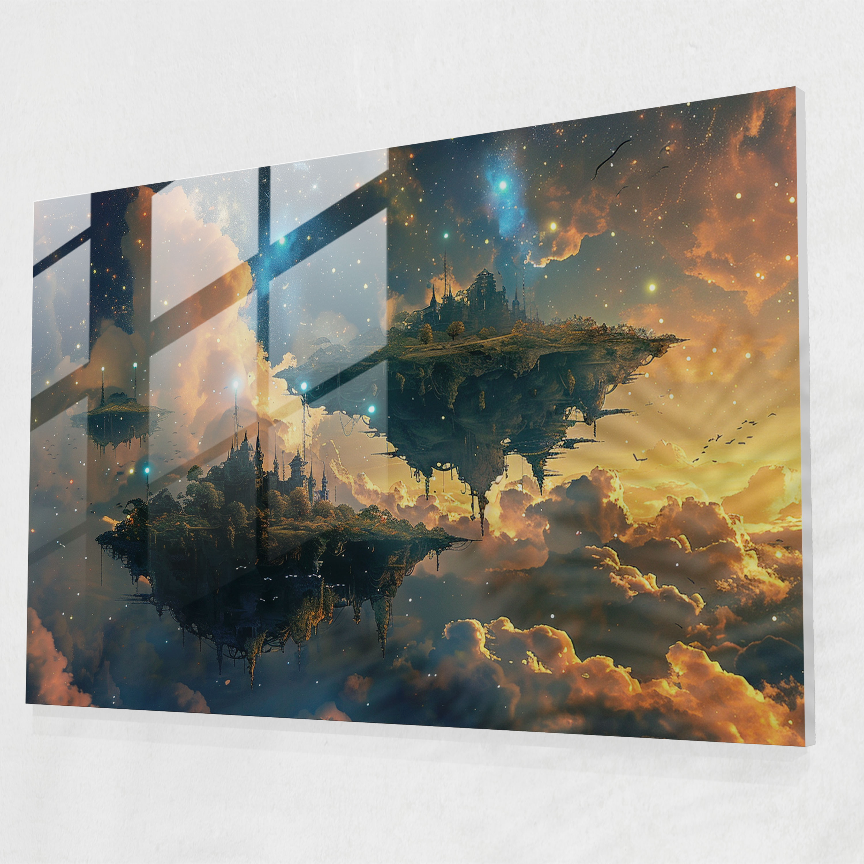 Fantasy Surrealism Glass Art - Surrealism Art, Modern Art, Glass Art, Glass Print