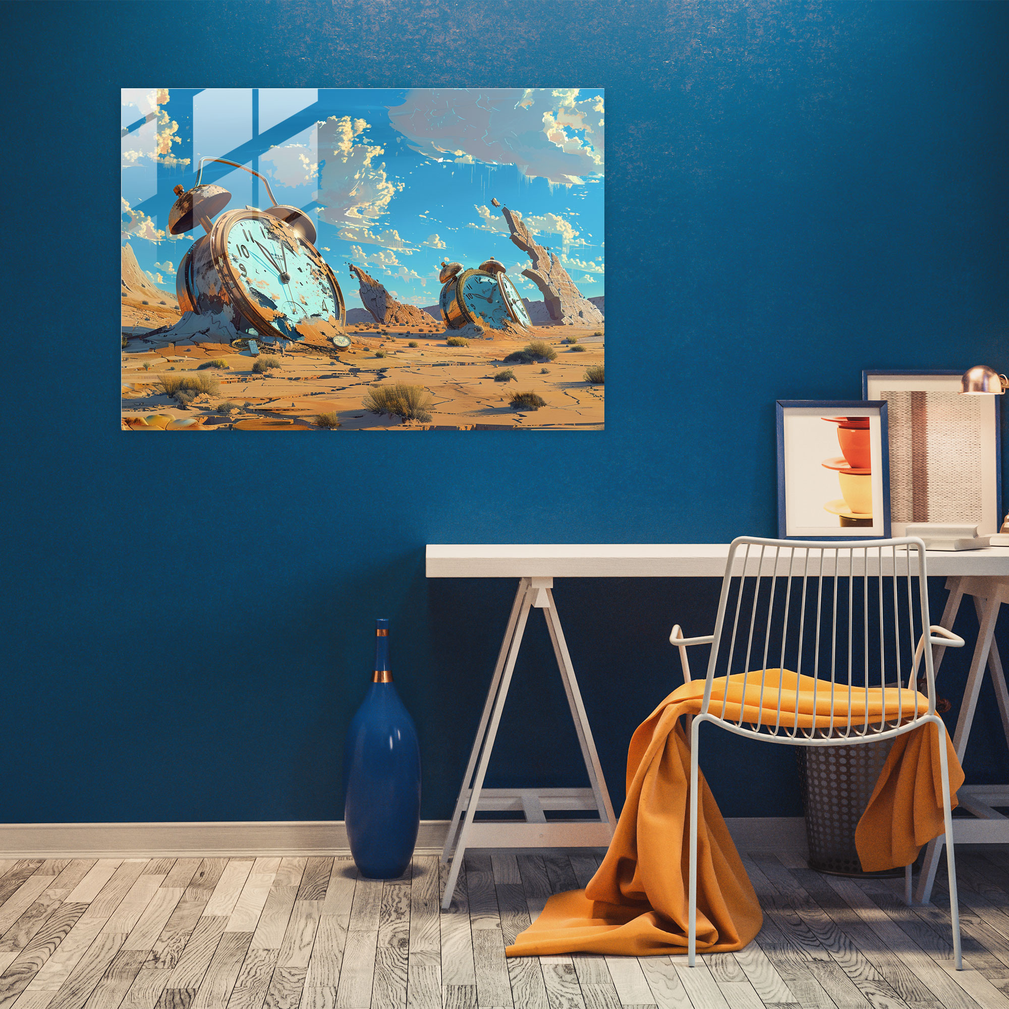 Surrealism Art Glass Print - Surrealism Art, Modern Art, Home Decoration, Surrealism Art