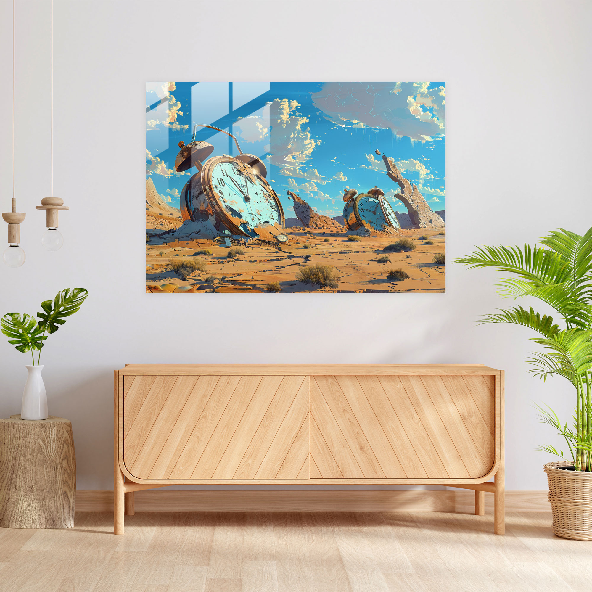 Surrealism Art Glass Print - Surrealism Art, Modern Art, Home Decoration, Surrealism Art
