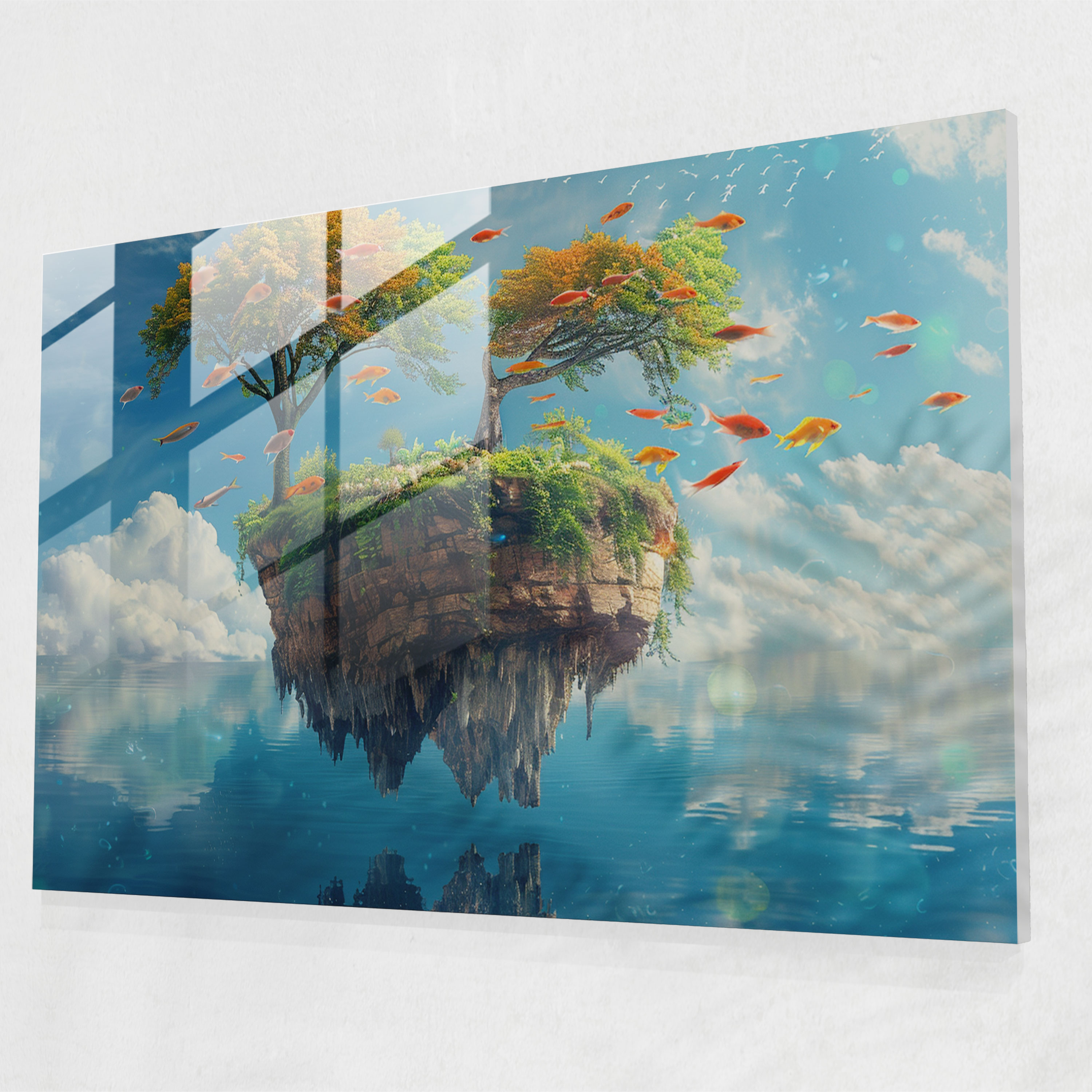 Surrealism Art Wall Decoration - Surrealism Art, Surrealism Art, Glass Print, Modern Art