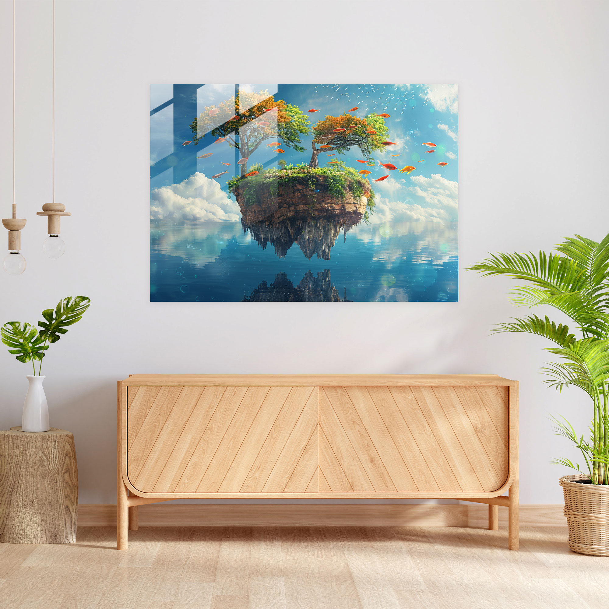 Surrealism Art Wall Decoration - Surrealism Art, Surrealism Art, Glass Print, Modern Art