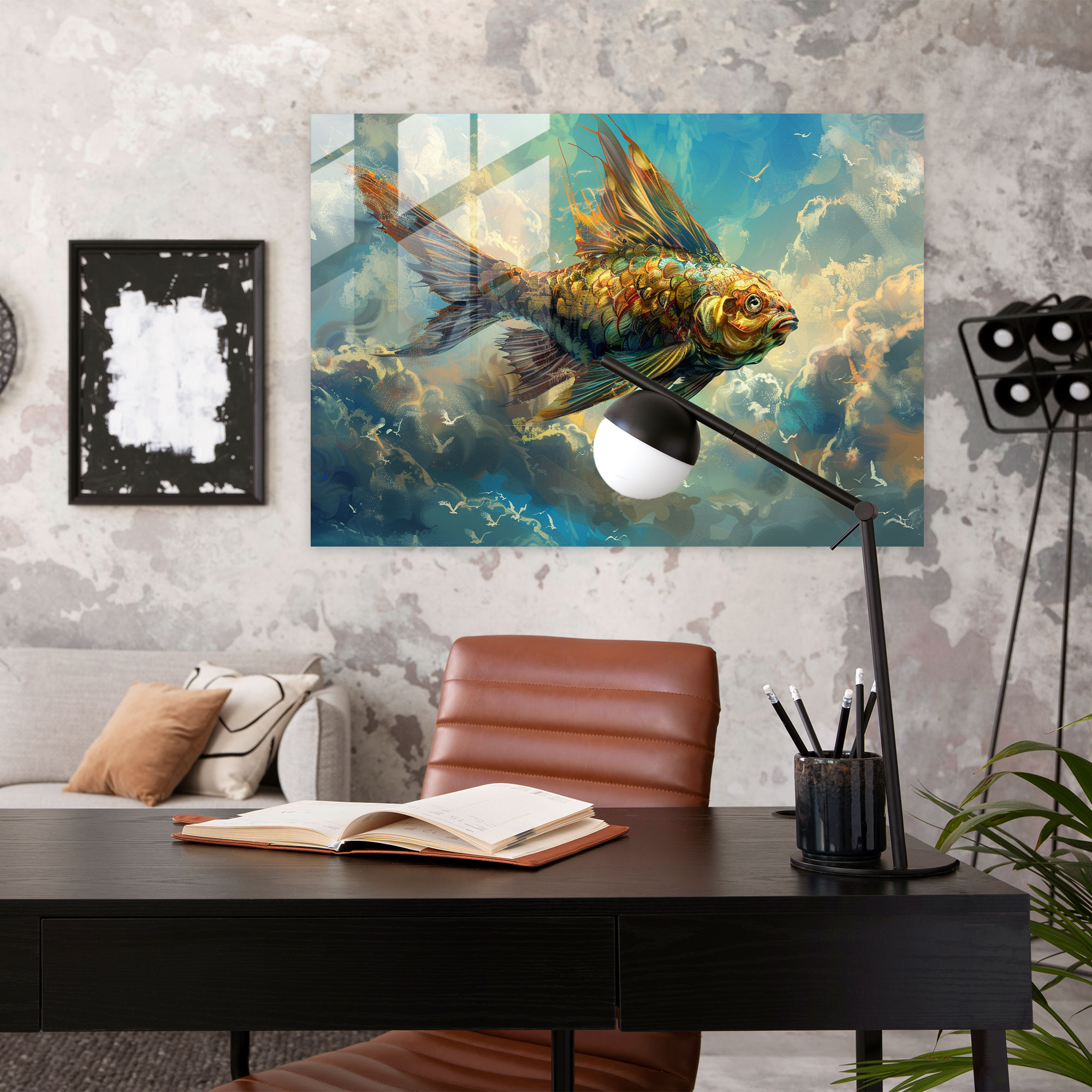 Surrealism Glass Wall Art - Surrealism Art, Glass Art, Surrealism Art, Wall Decoration